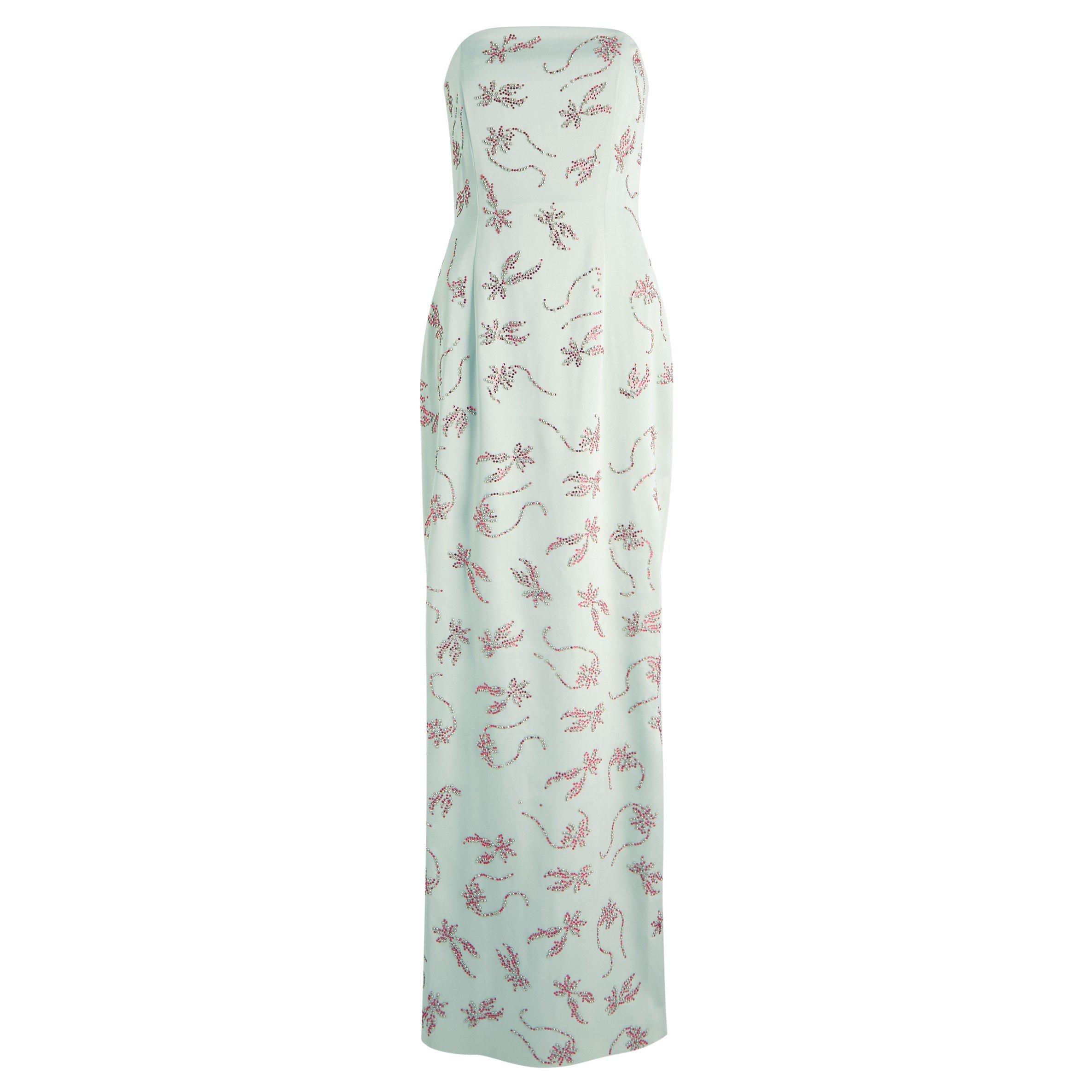 MINT - 16Arlington - Women's Frasia Strapless Viscose Satin Midi Ball Gown