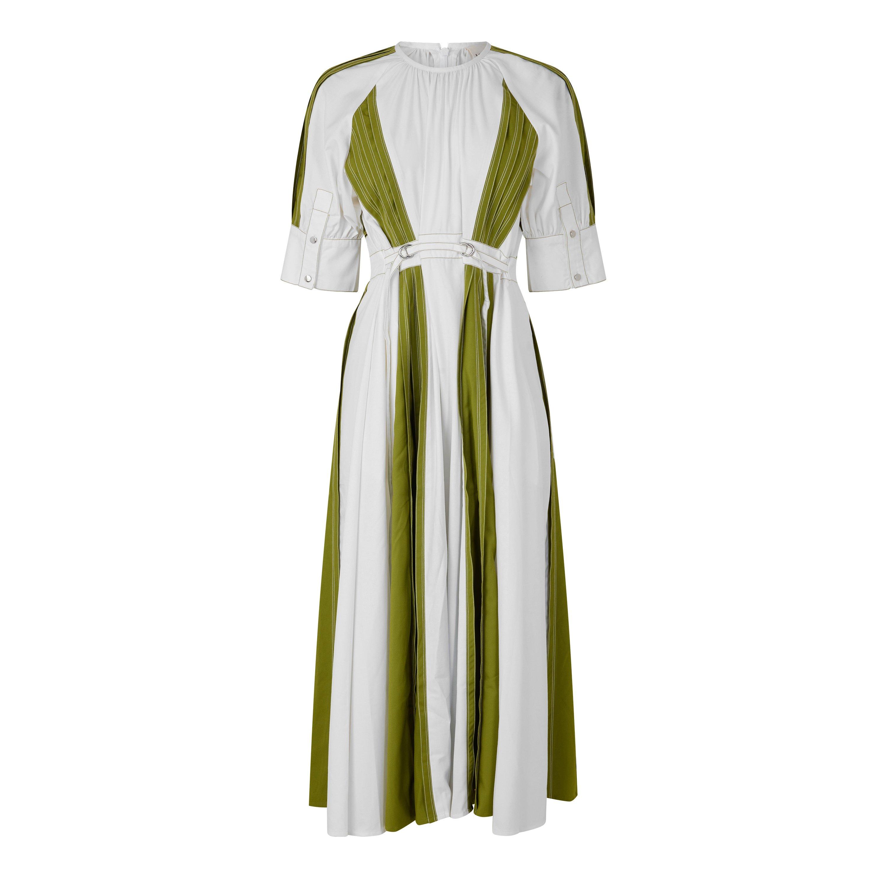 IVORY AND OTHER - Lovebirds - SD SS CINCHED DRESS - 1