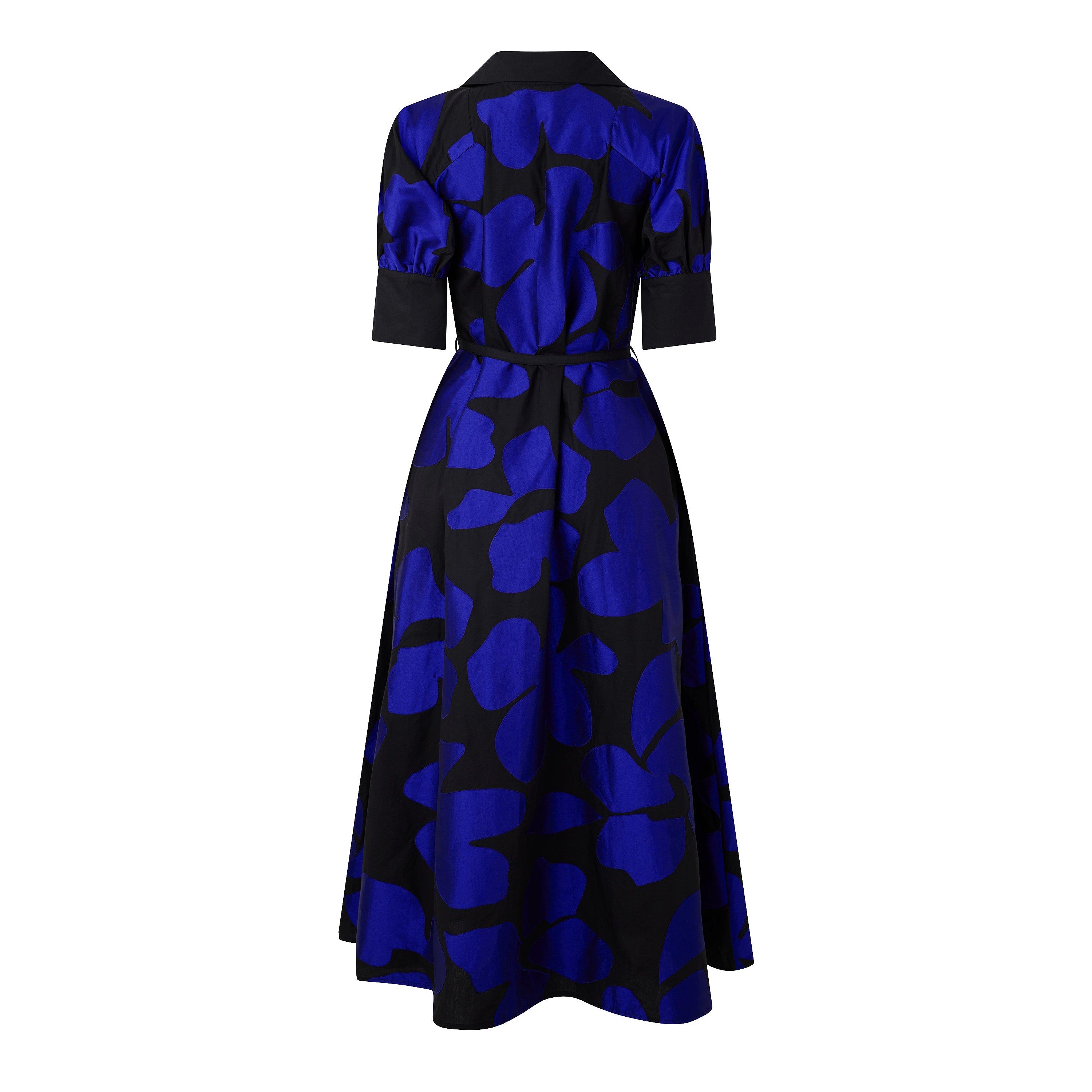 BLUE AND OTHER - Lovebirds - Women's Playbook Floral Shirt Dress - 2