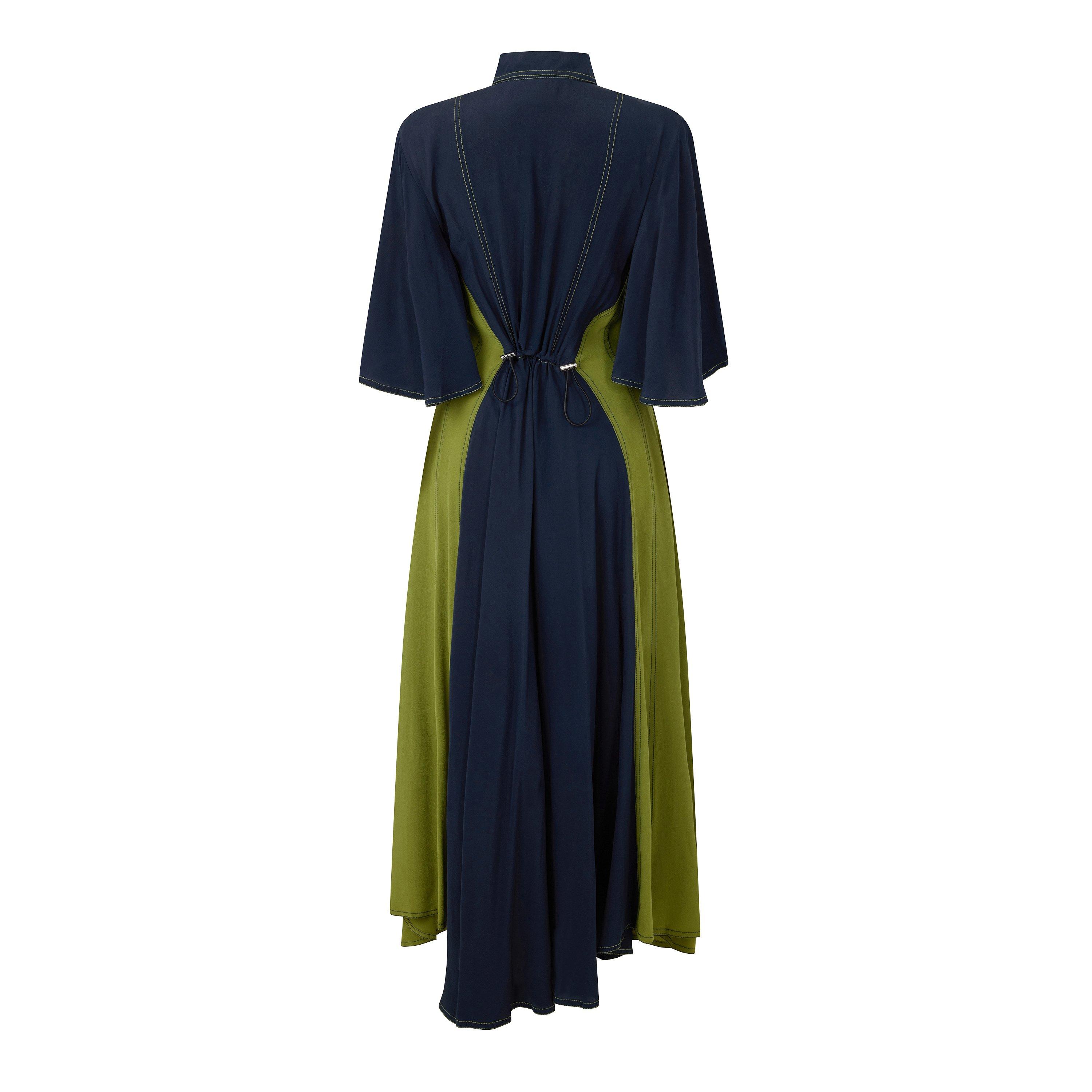 BLUE AND OTHER - Lovebirds - Women's Diego Asymmetric Short-Sleeve Shift Dress - 2