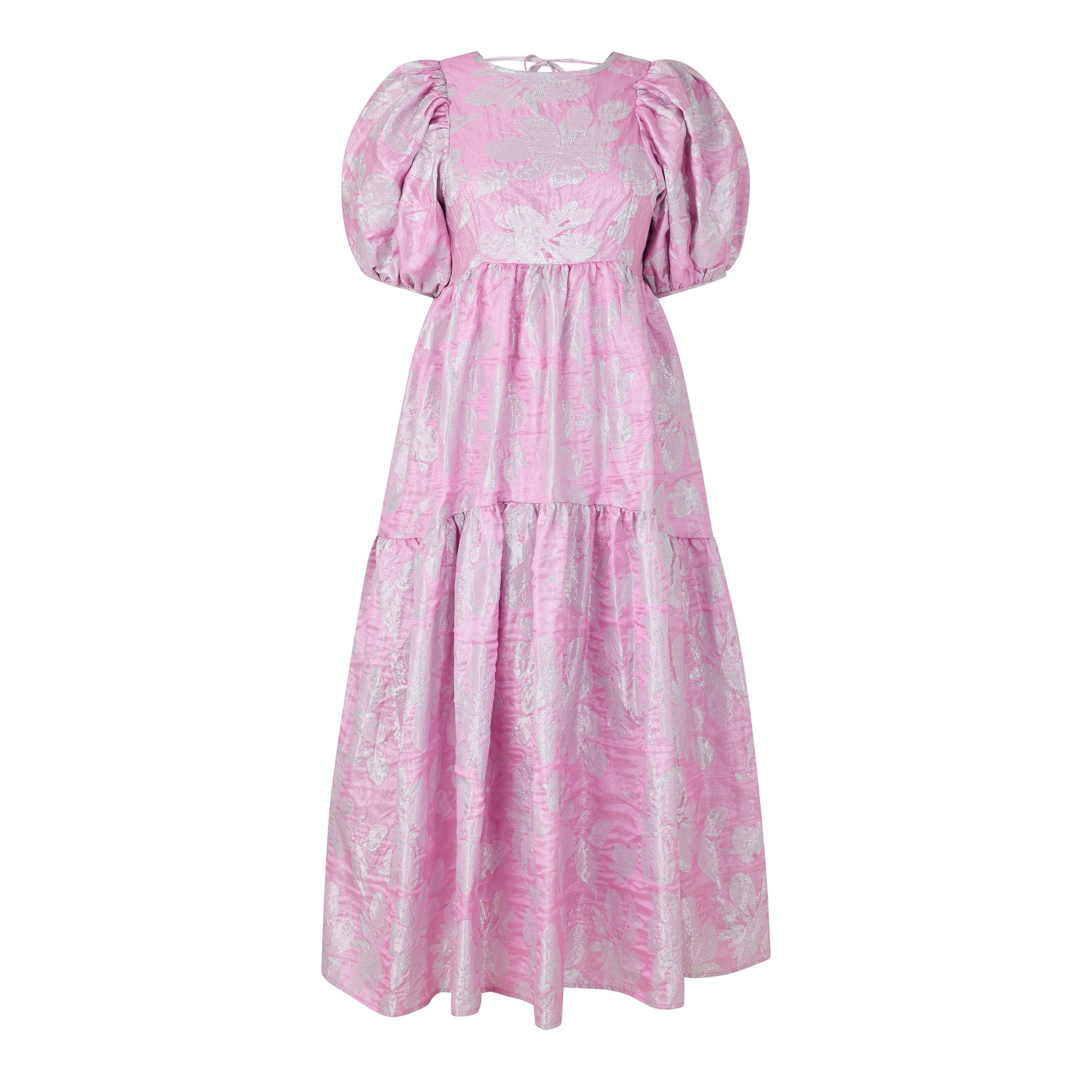 LIGHT PINK - Sister Jane - LD Ives Floral Midi Dress - 1