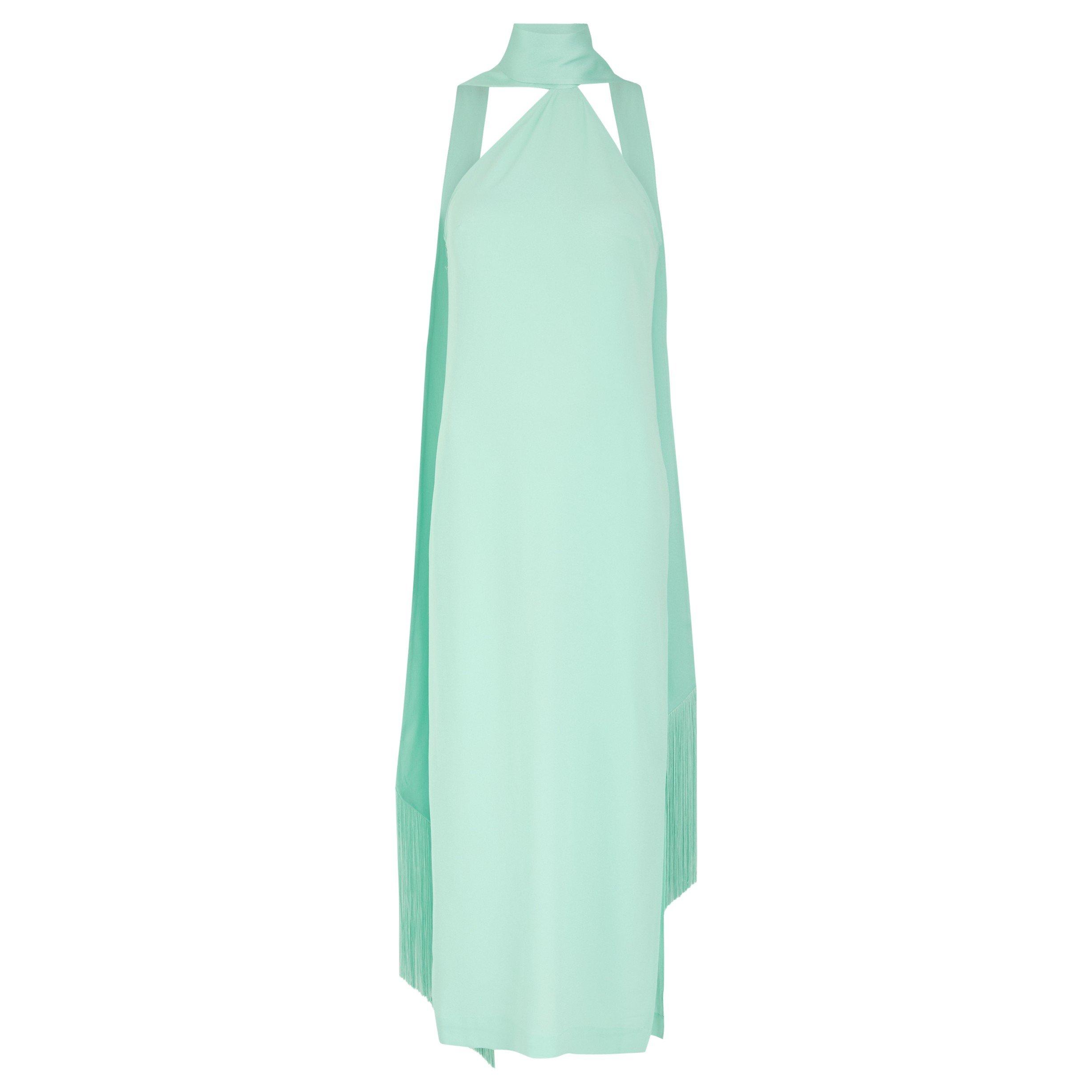 Taller Marmo LD FRINGED KEMPNER AQUA DRES