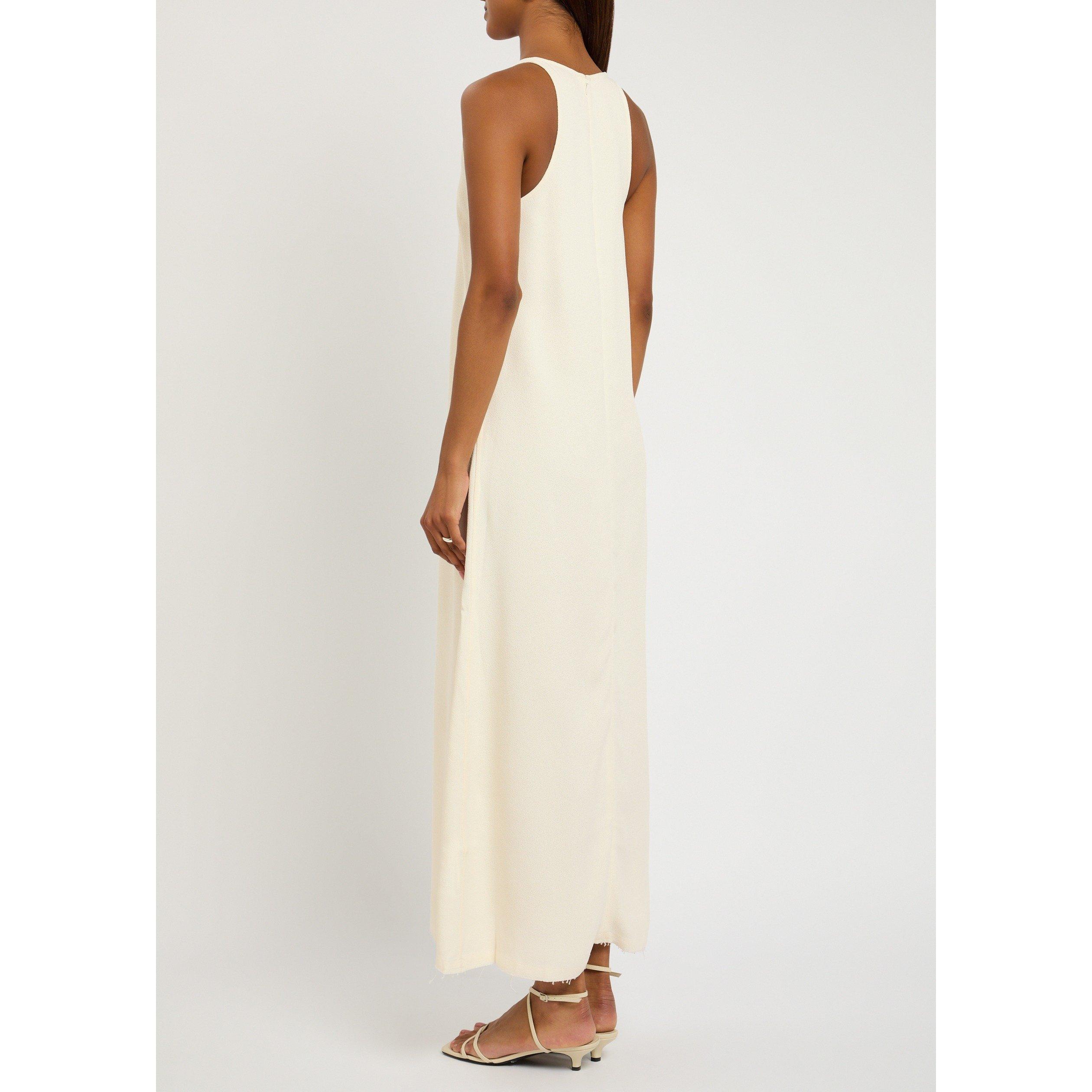 BEIGE - Toteme - Women's Sable Scoop-Neck Viscose Maxi Dress - 3