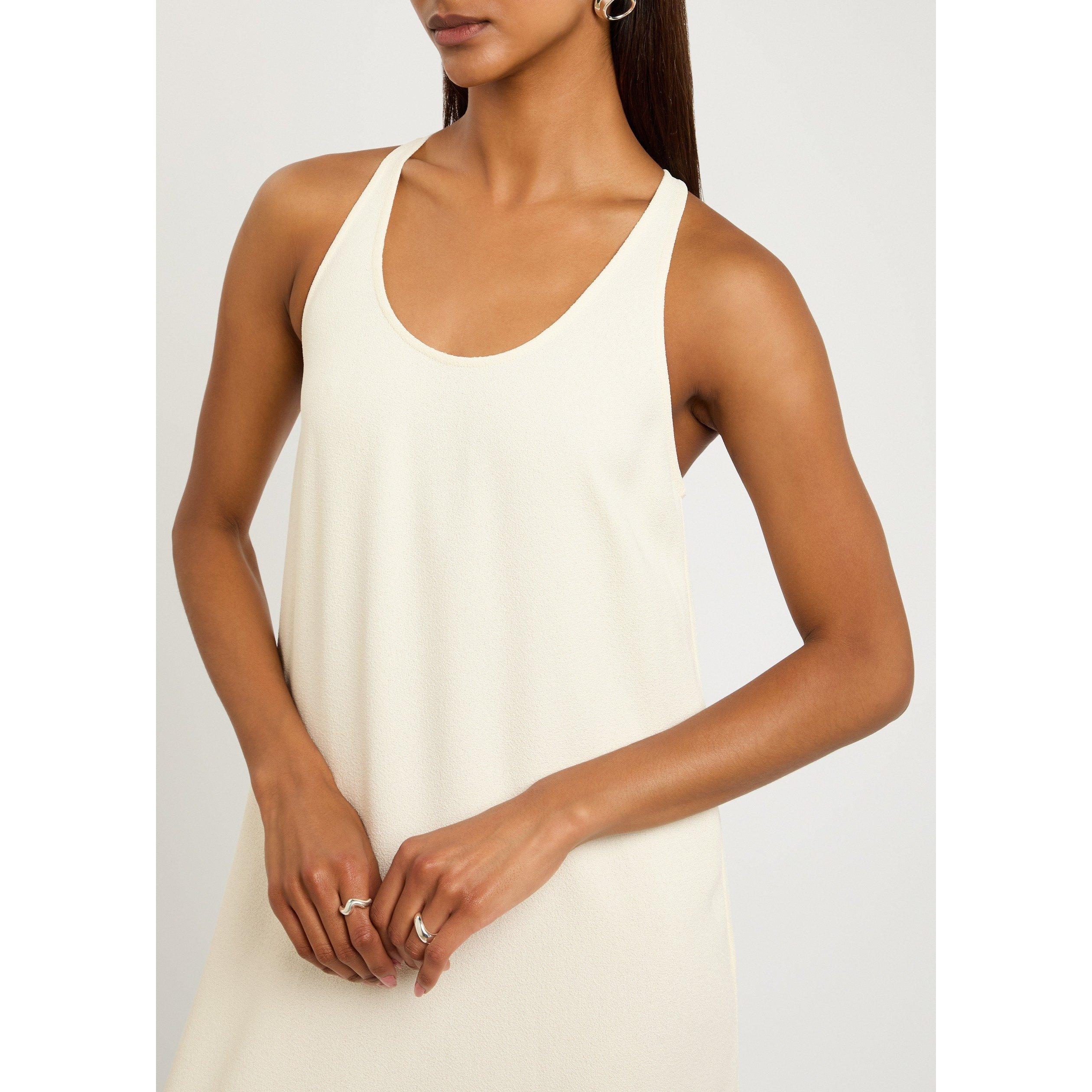 BEIGE - Toteme - Women's Sable Scoop-Neck Viscose Maxi Dress - 4