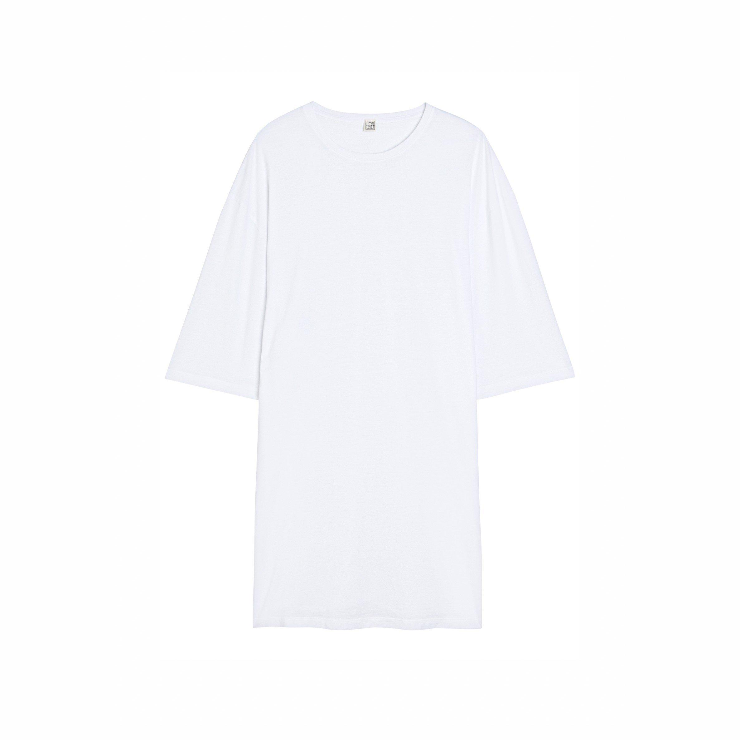 WHITE - Toteme - RELAXED TEE DRESS