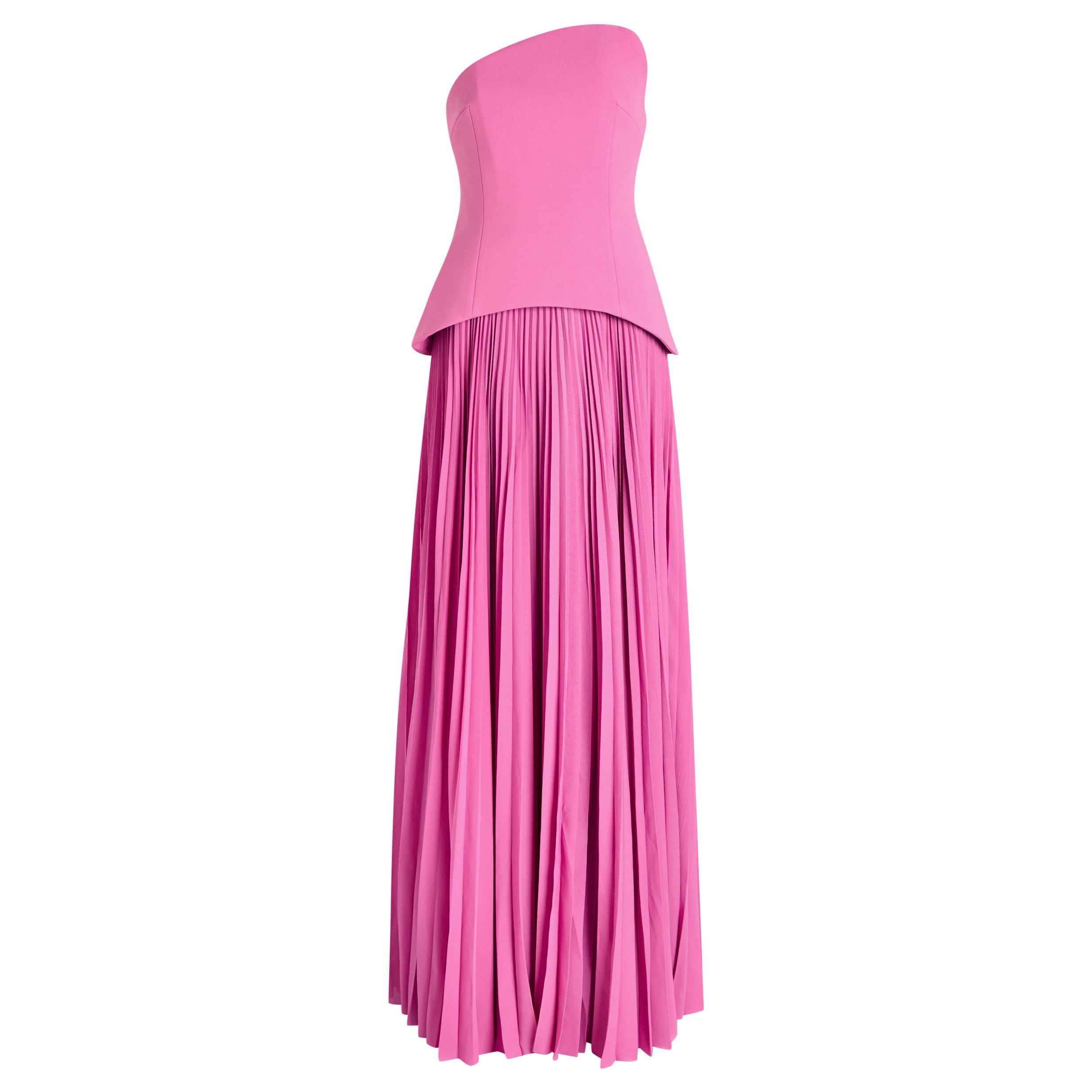 PINK - Solace London - LD STPLS BRITT PLEAT MAXI DRS