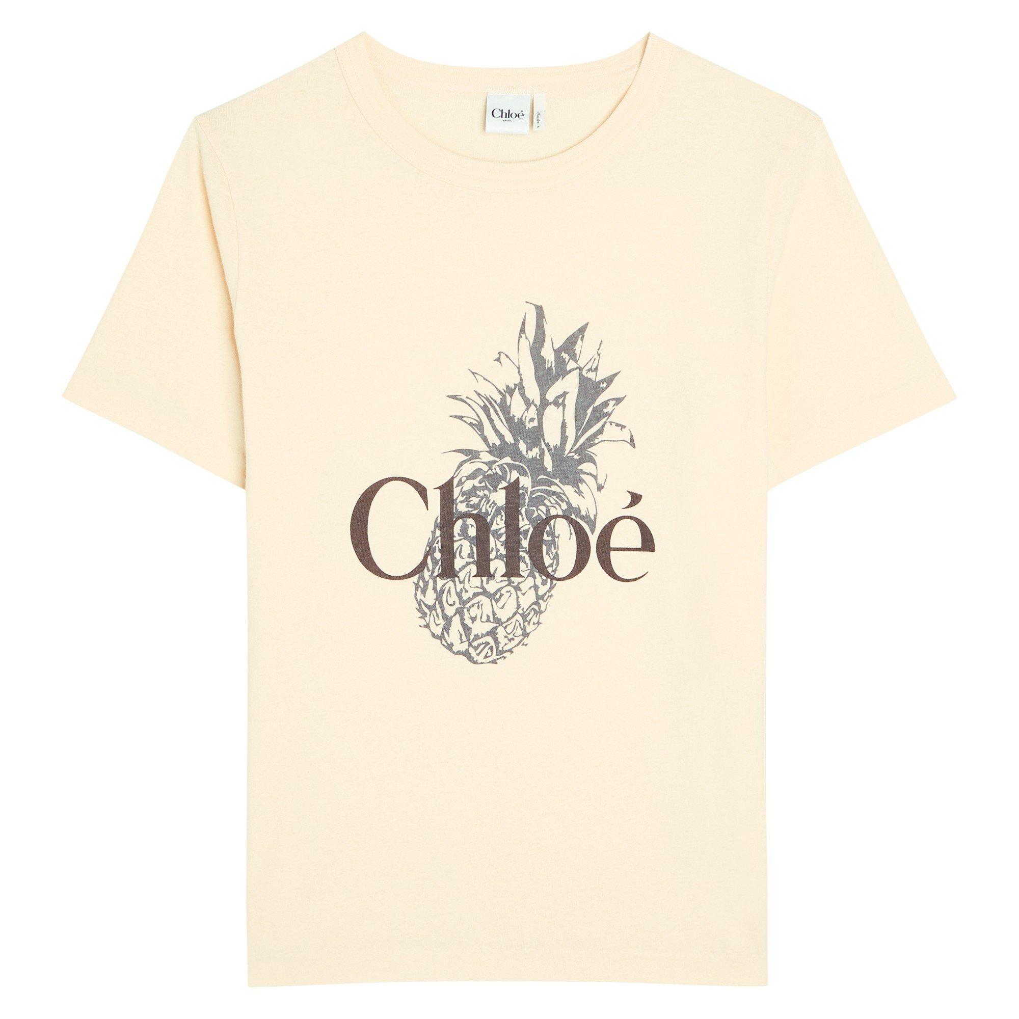 MULTI PRINT - Chloe - PINEAPPLE COTTON TSHIRT