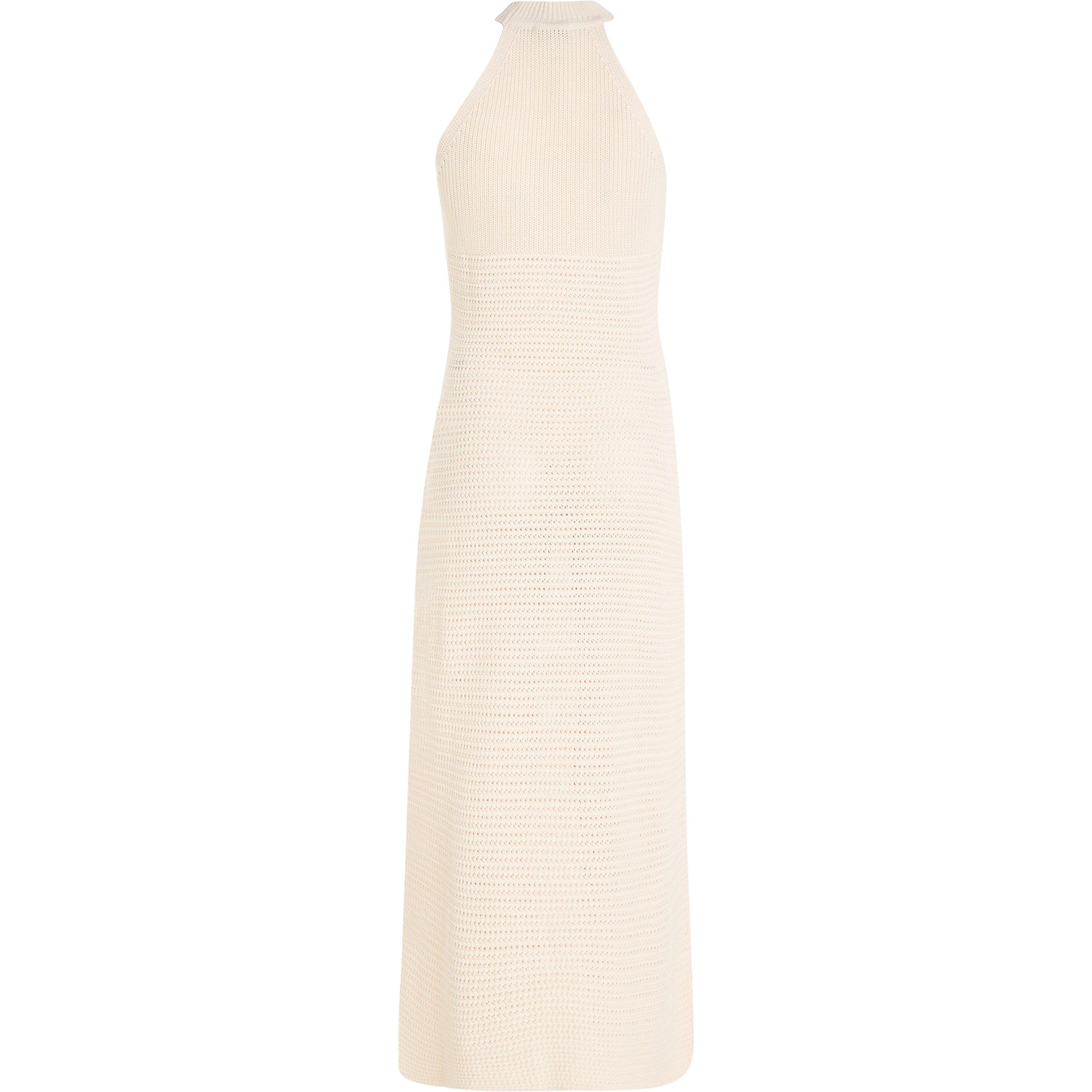 Calico Sweaters - Tommy Hilfiger - Crochet Halterneck Midi Dress - 6