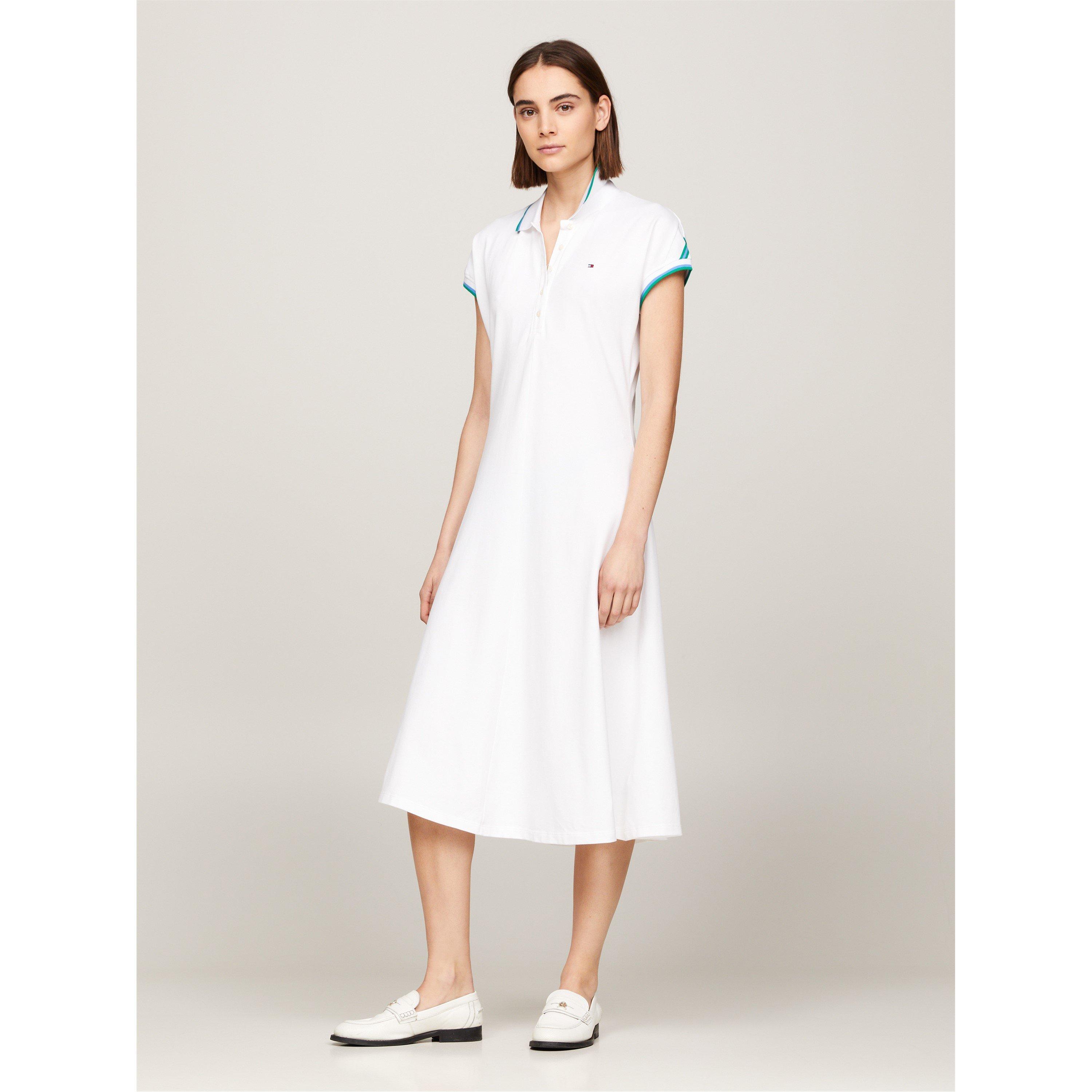 Optic White - Tommy Hilfiger - Women's Polo Dress - 2