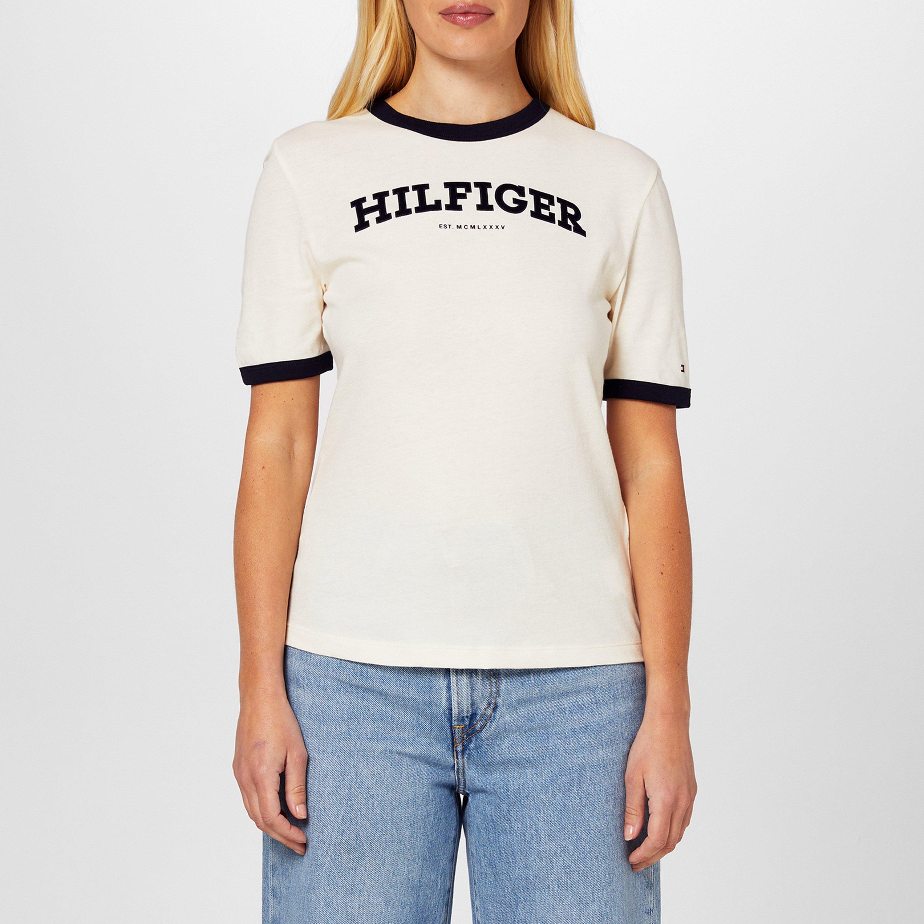 Tommy Hilfiger Women's Monotype Regular Fit T-Shirt