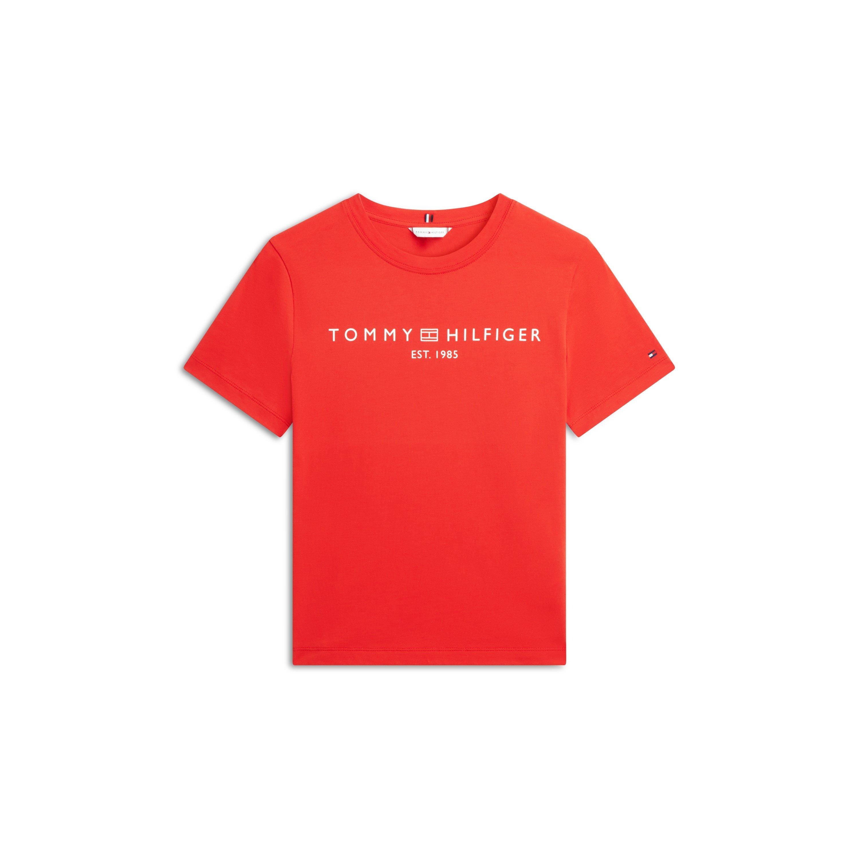Tommy Hilfiger Women's Fireworks Corp Logo T-Shirt - 12 (M)