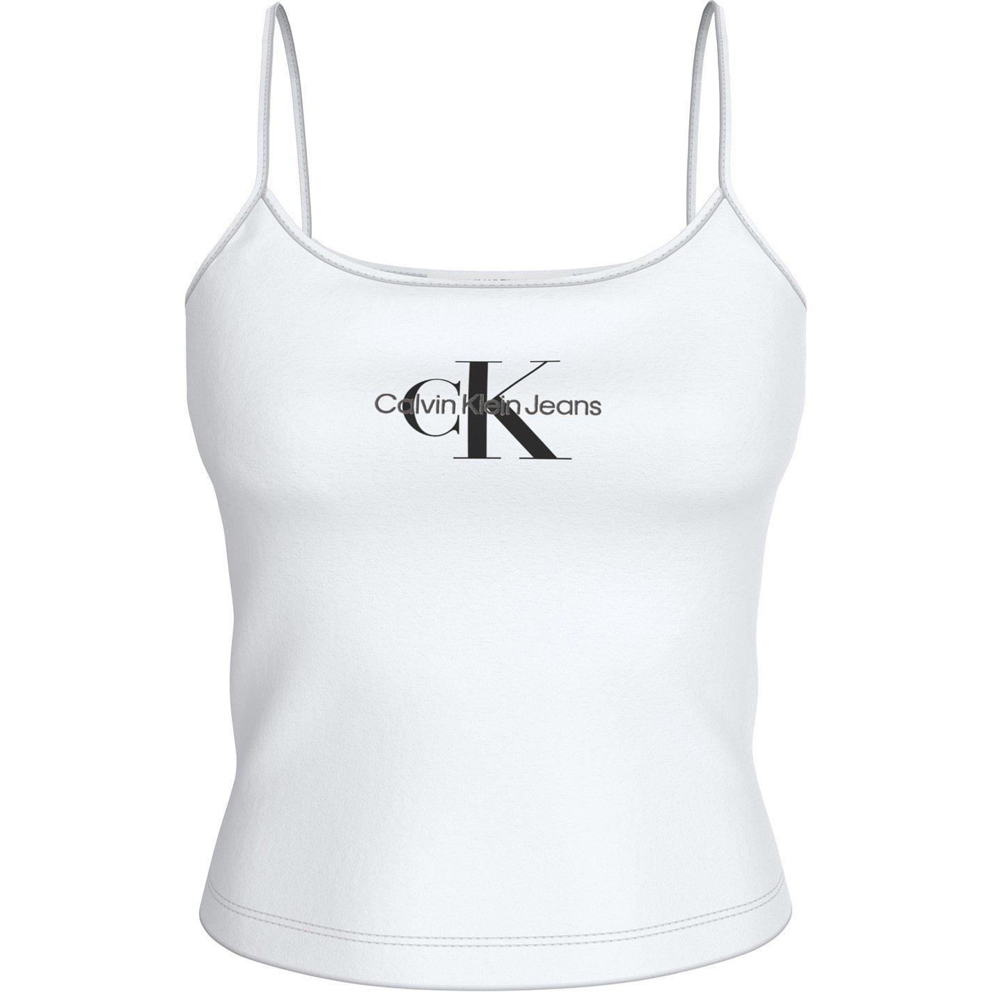 Calvin Klein Jeans | Monologo Strappy Tank Top | Cami Vests Calvin Klein Jeans | Monologo Strappy Tank Top | Cami Vests