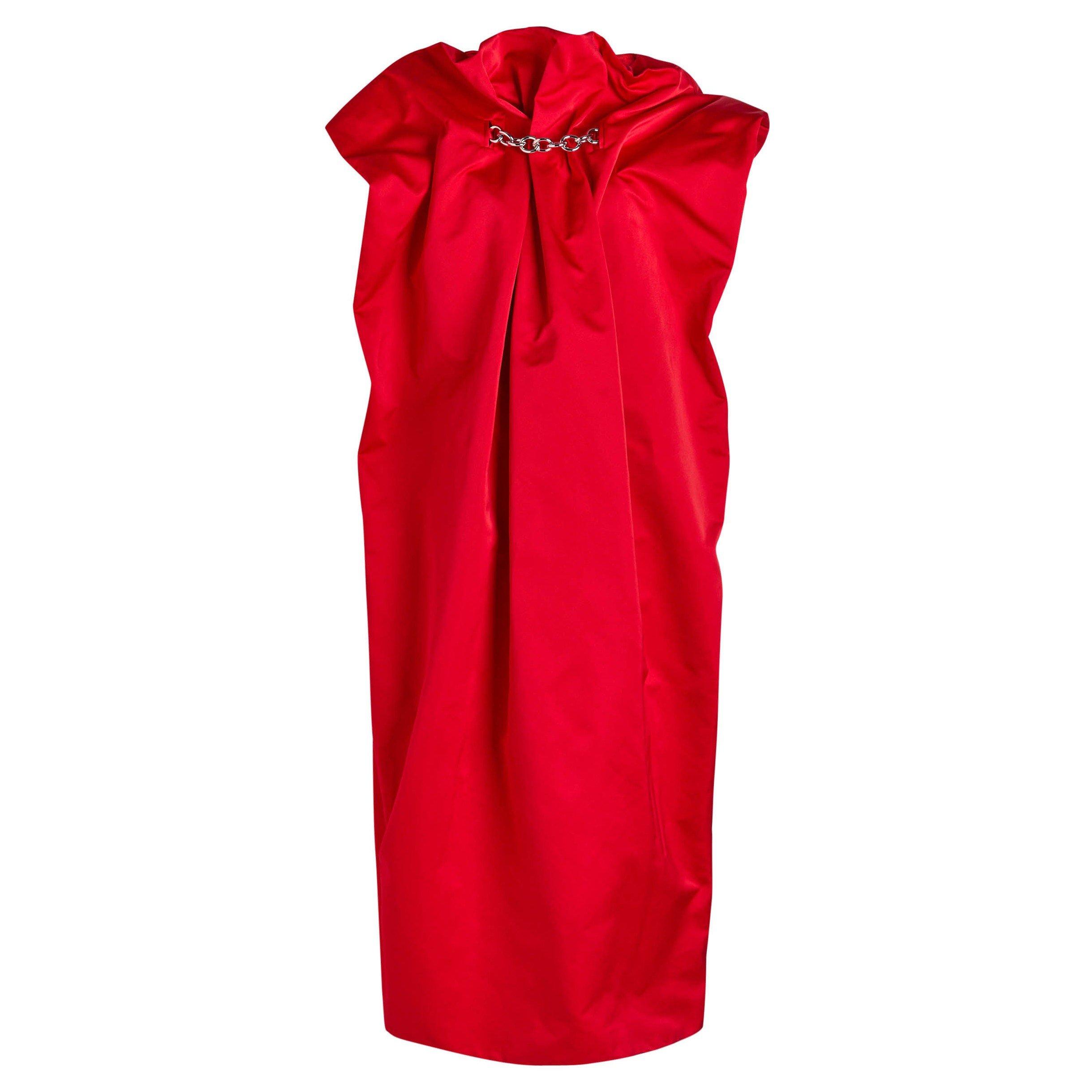 RED - Simone Rocha - RUCHED DUCHESS CHAIN DRESS