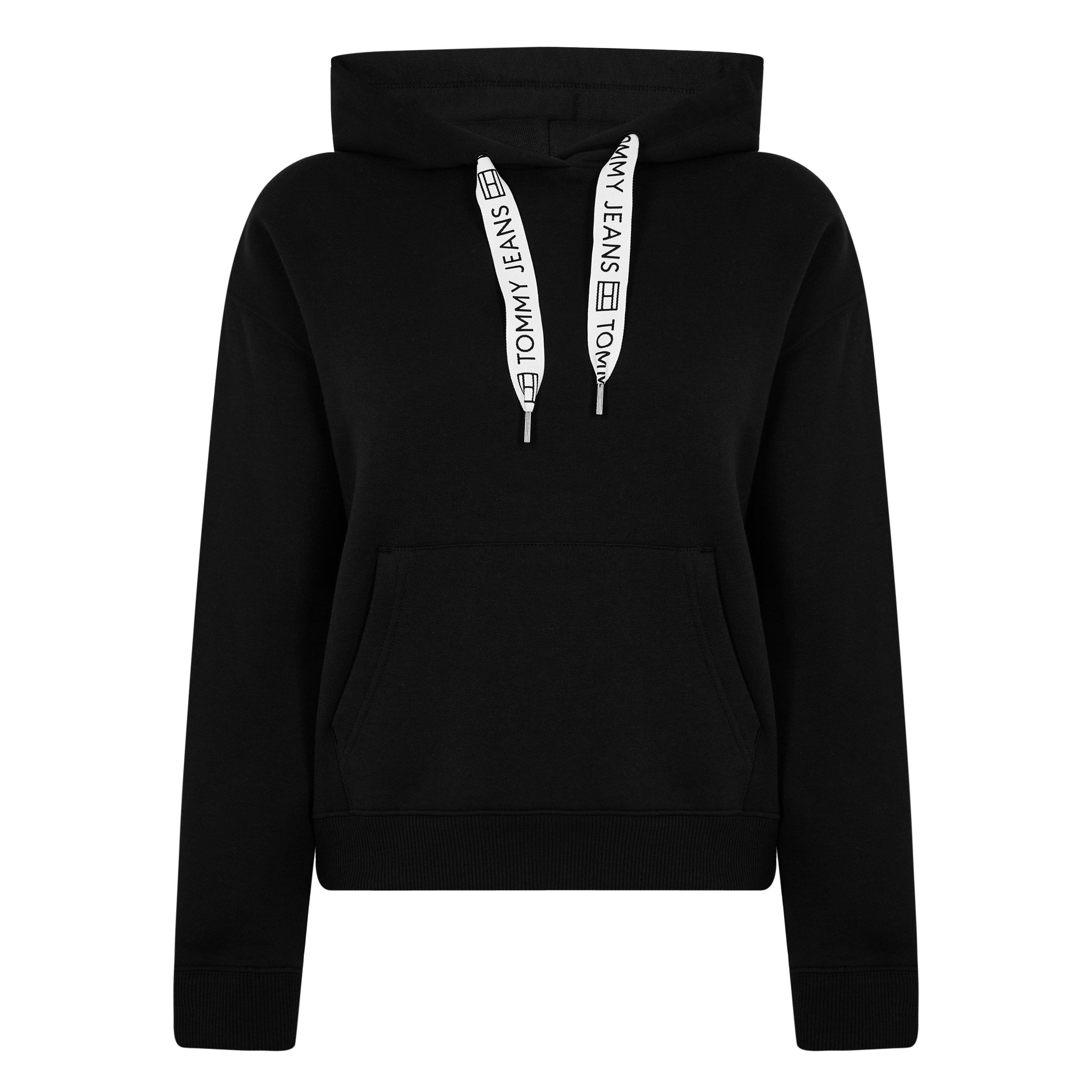 Schwarz - Tommy Jeans - Women's Logo Hoodie - 7
