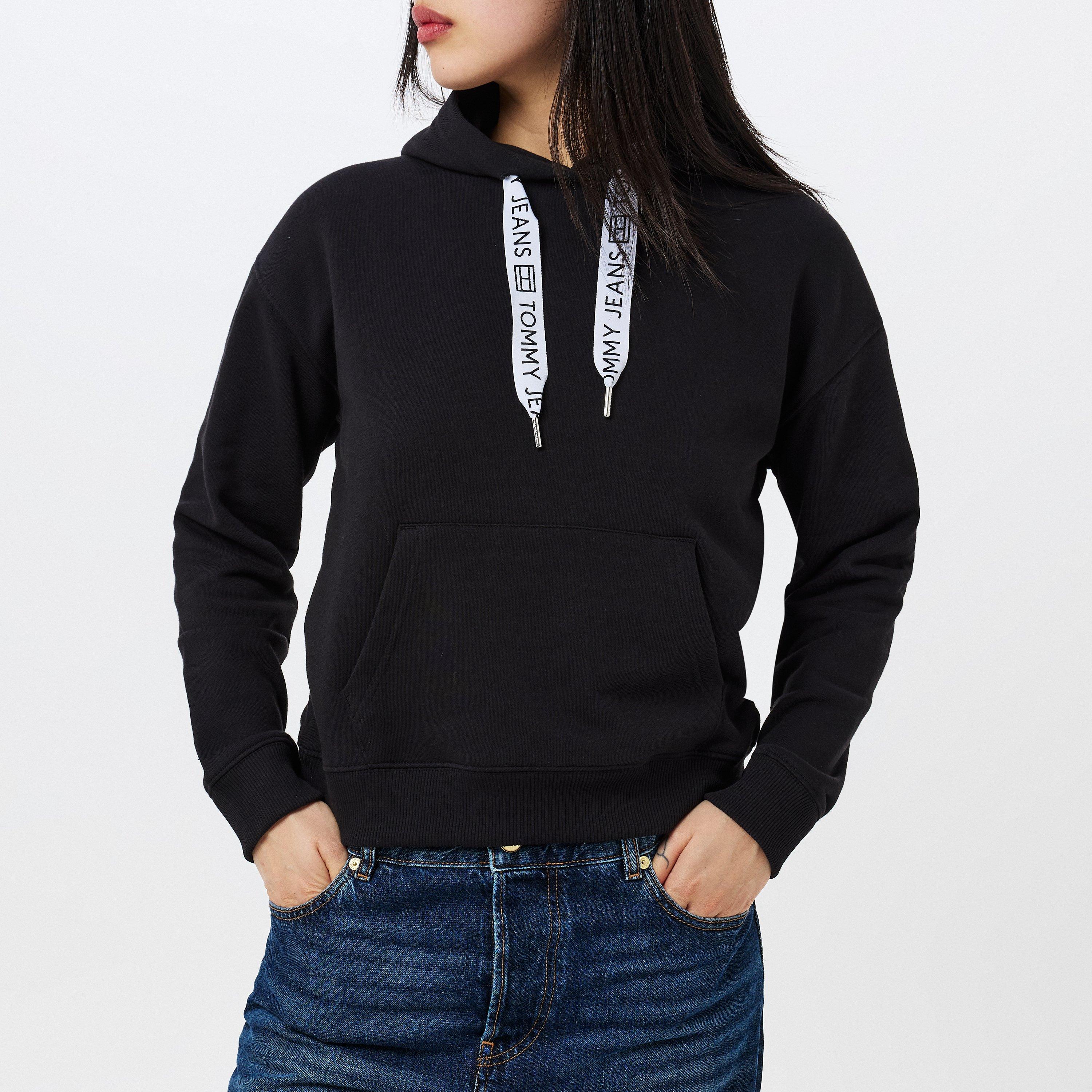 Schwarz - Tommy Jeans - Women's Logo Hoodie - 3