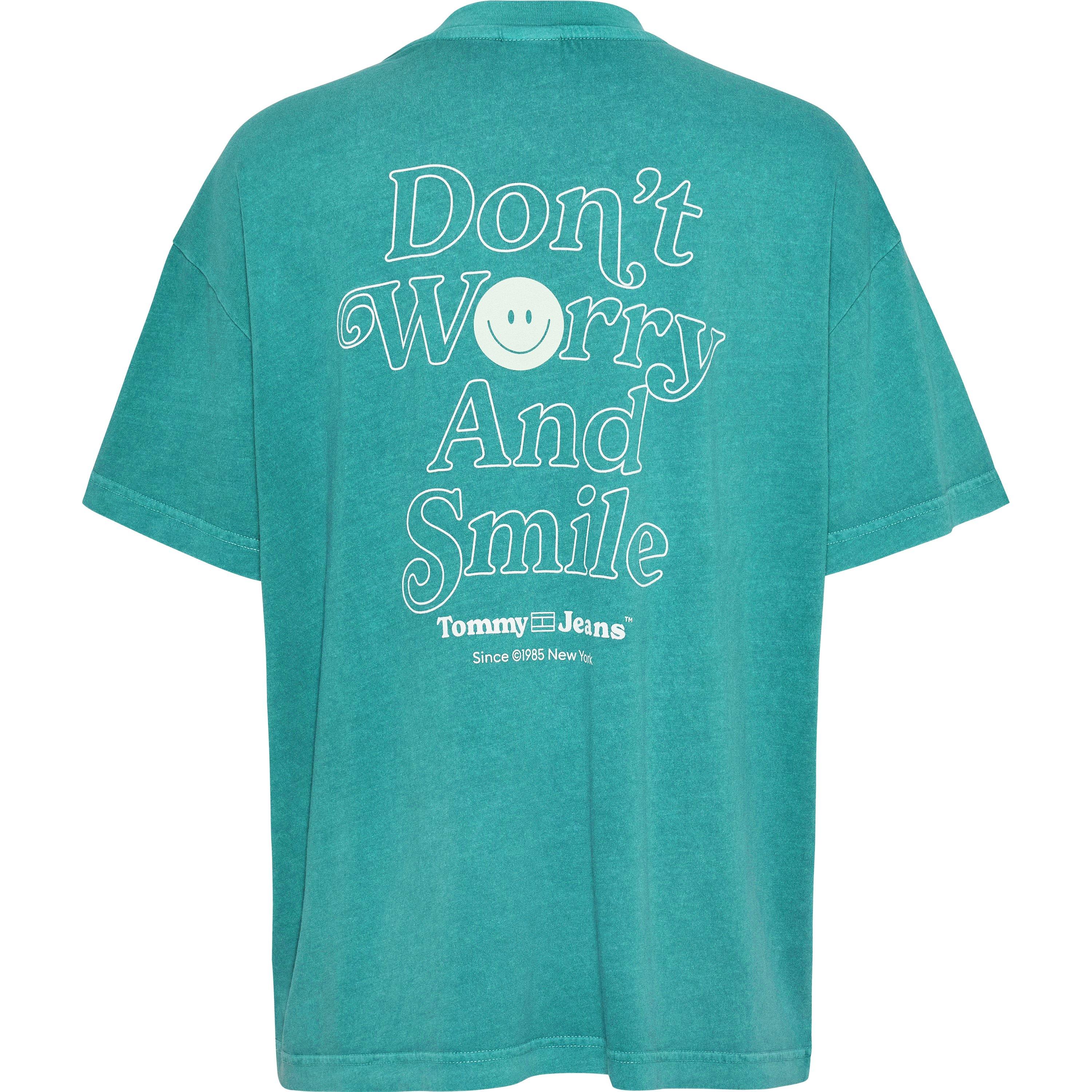 Azul intemporal - Tommy Jeans - Women's Oversized Graphic T-Shirt - 2