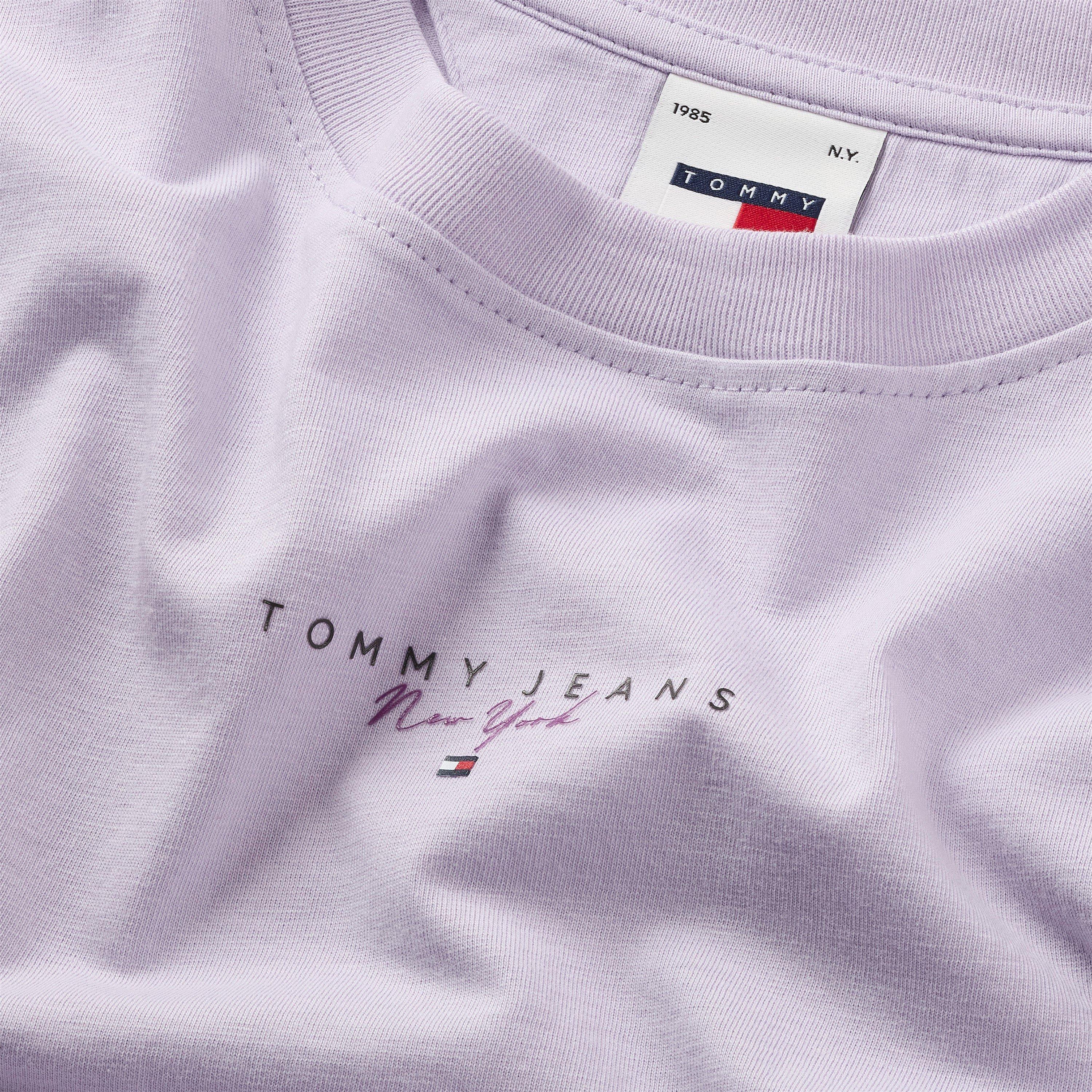 Lavender Flower - Tommy Jeans - Women's Essentials New York Logo Regular Fit T-Shirt - 2