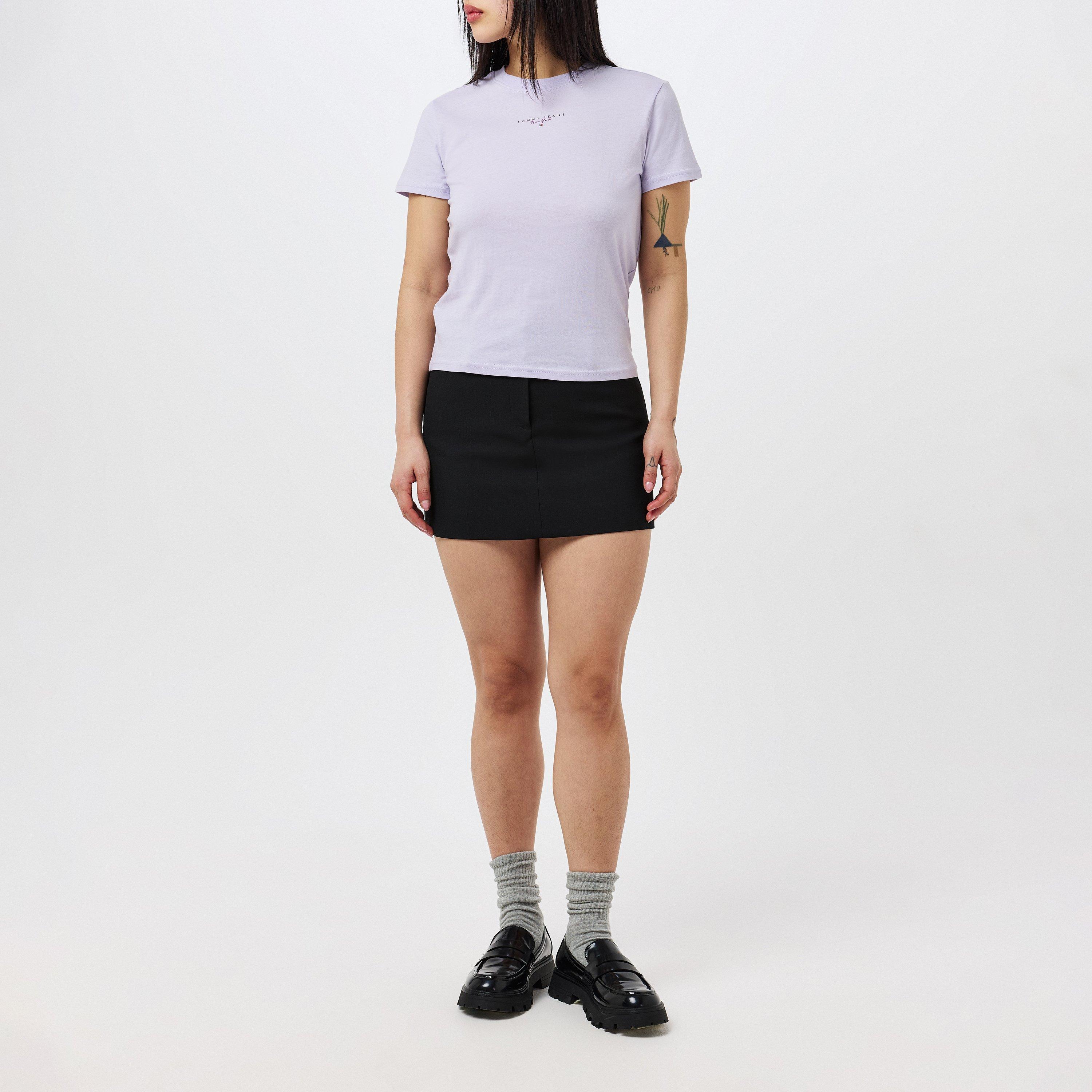 Lavender Flower - Tommy Jeans - Women's Essentials New York Logo Regular Fit T-Shirt - 6