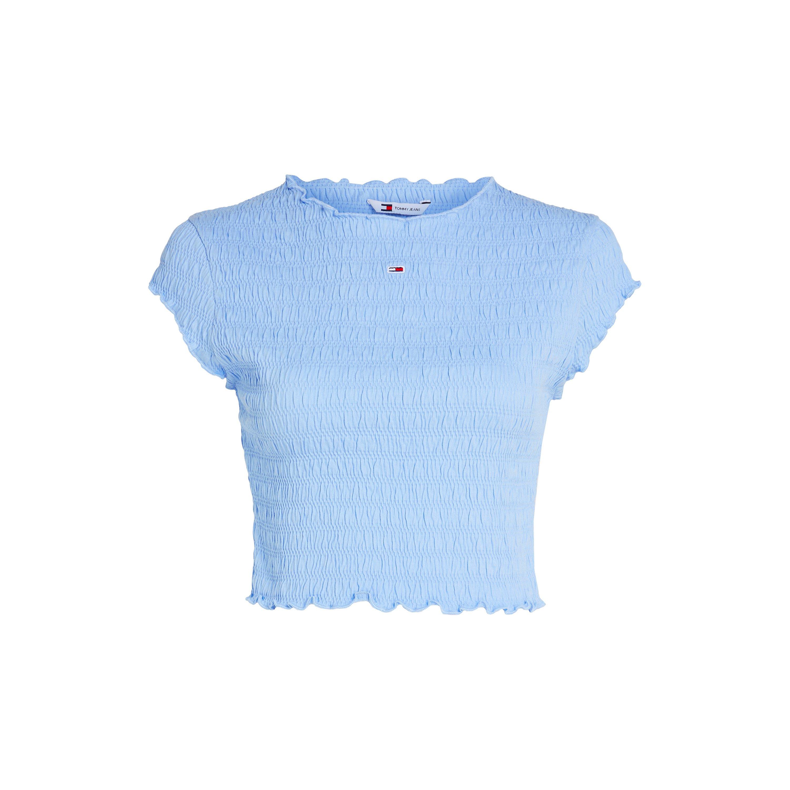 Moderate Blue - Tommy Jeans - Women's Smock Slim Fit T-Shirt - 5