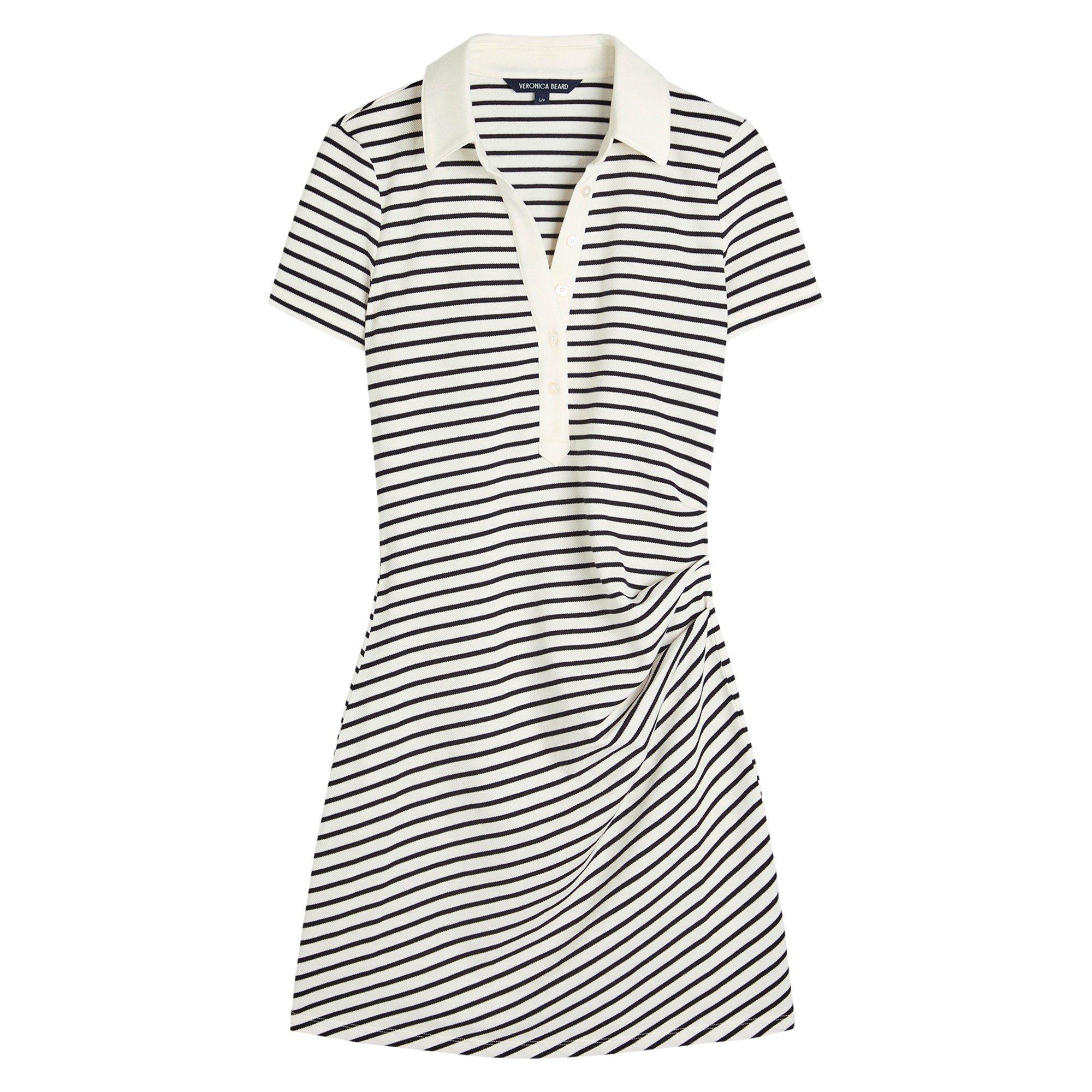 WHITE AND BLACK - Veronica Beard - SD SS LANIER DRESS