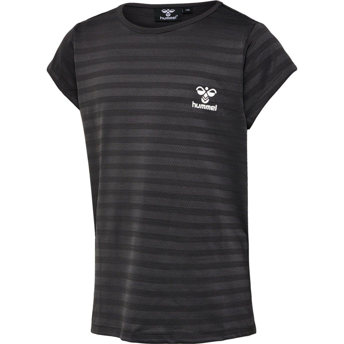 Grey - Hummel - Kids' Short-Sleeve Performance Gym Top - 1