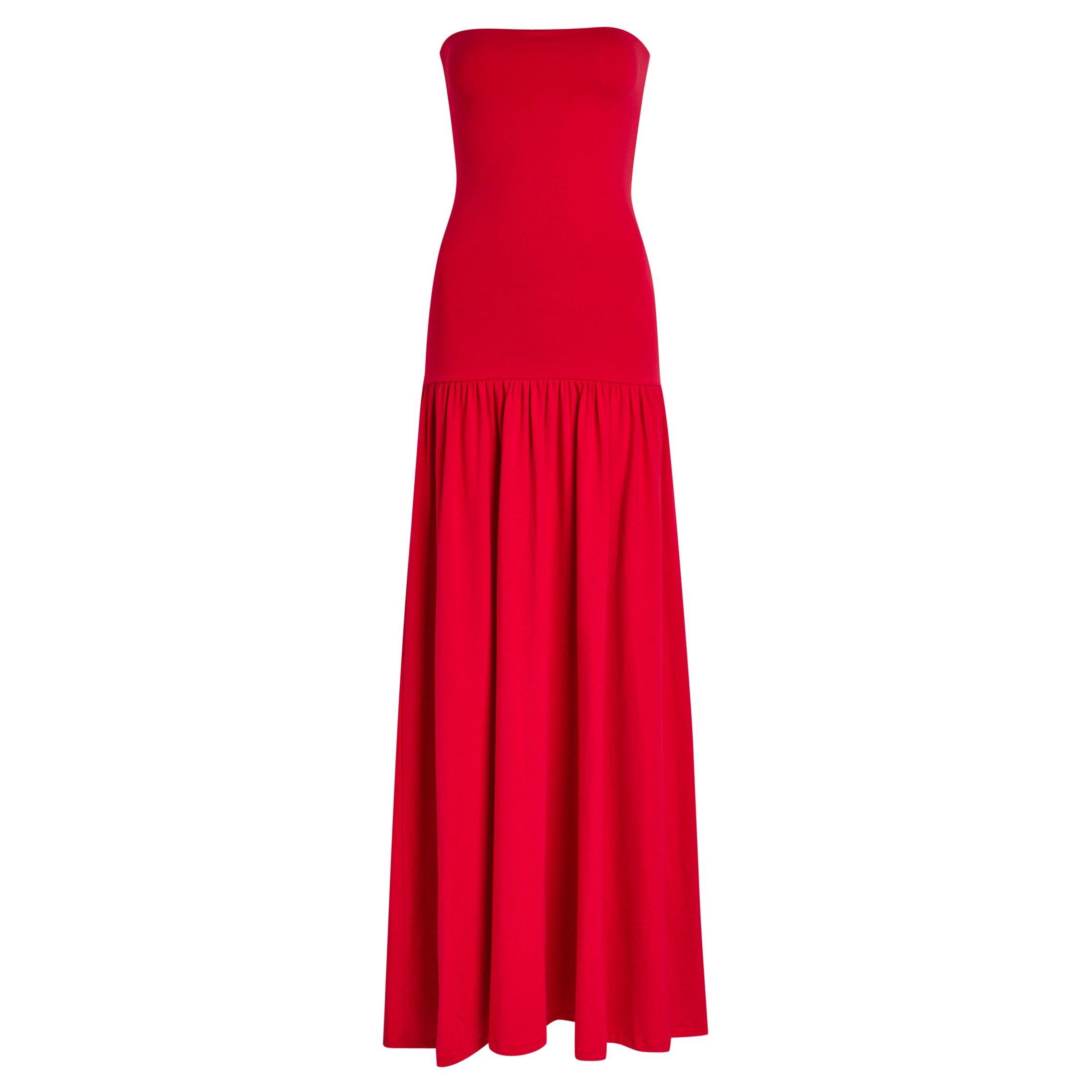 RED - By Malene Birger - LD MARCIELLA STRPLSS LG DRESS