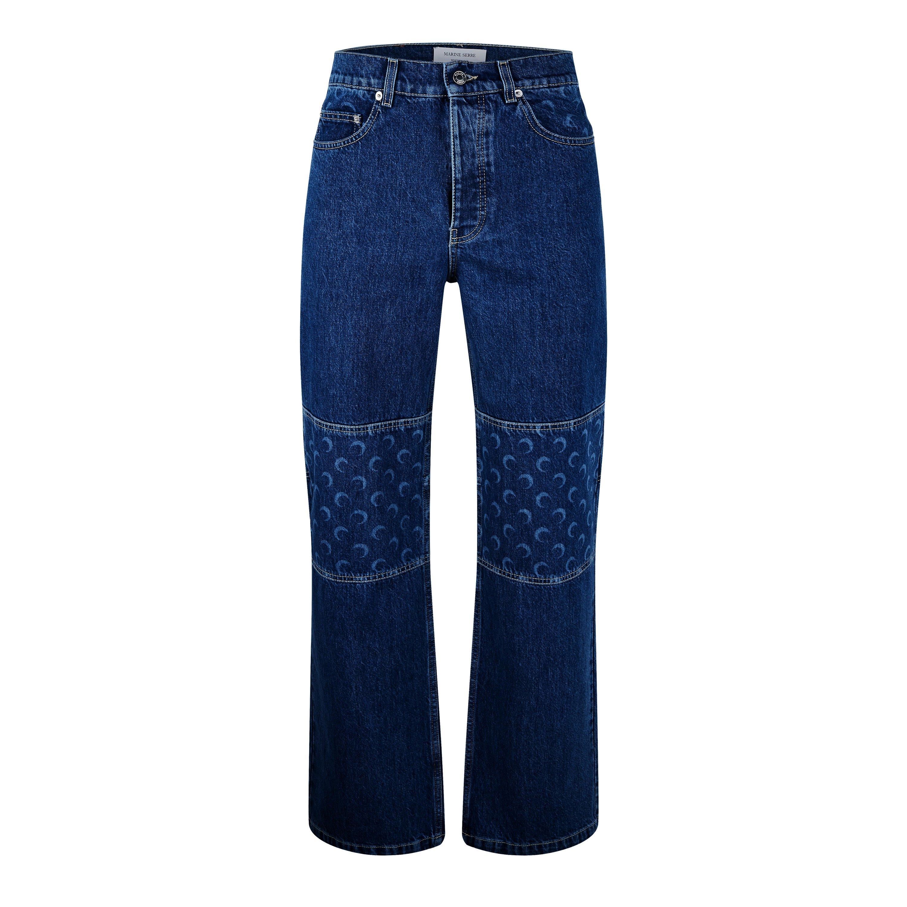 Blue - Marine Serre - Straight Leg Jeans - 5