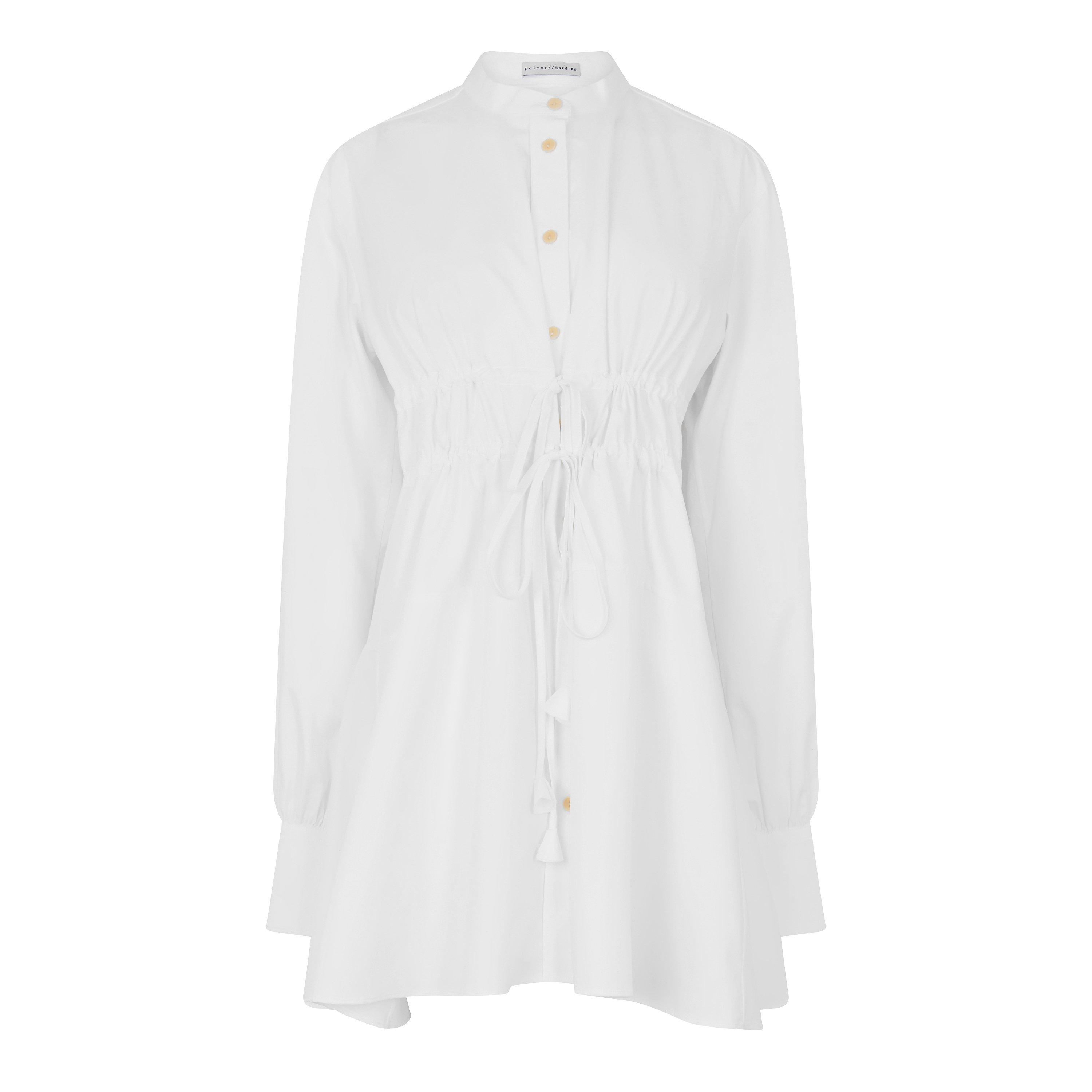 WHITE - Palmer Harding - T CLARITY RUCH WAIST TUNI - 1