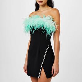 Self Portrait Feather Mini Dress