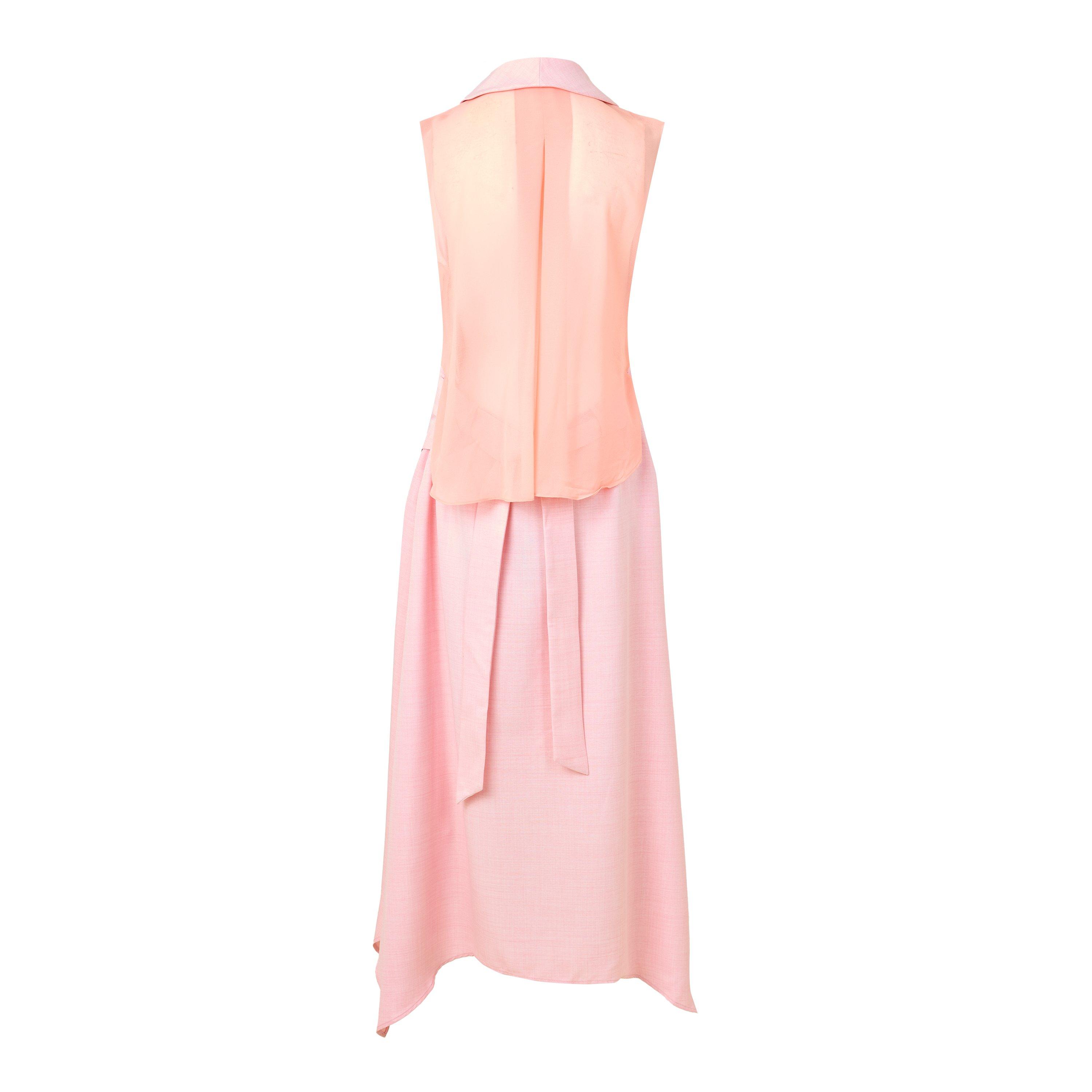 LIGHT PINK - Stine Goya - Women's SD Tailored Handkerchief A-Line Dress - 2