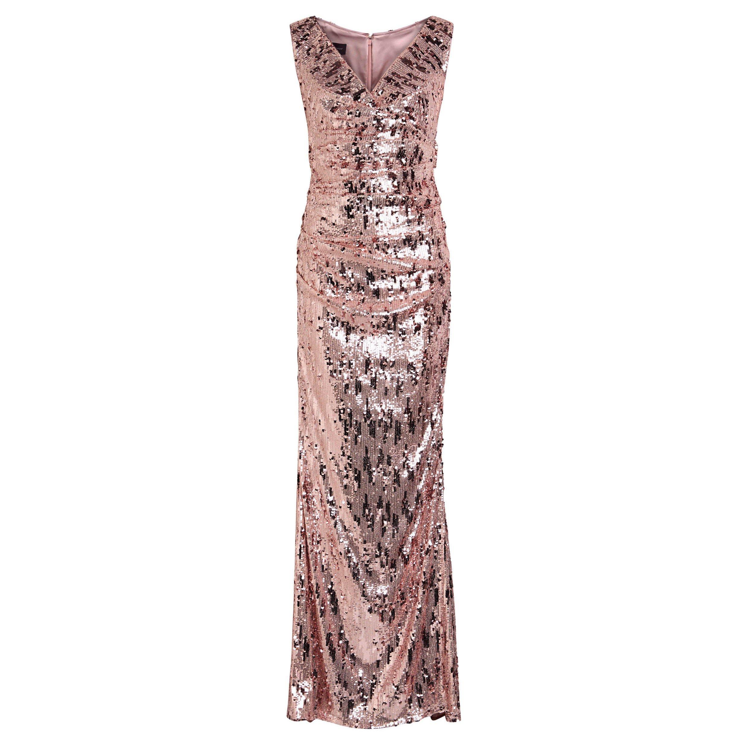 LIGHT PINK - Talbot Runhof - SD OFF SHLDR FITTED MIDI DRES