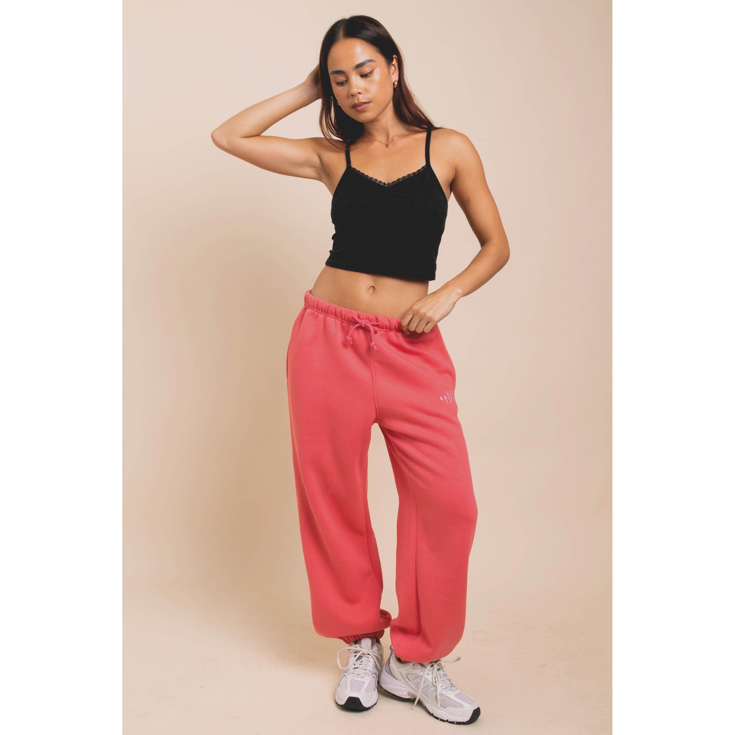 Bright Pink - Daisy Street - LA Joggers - 1