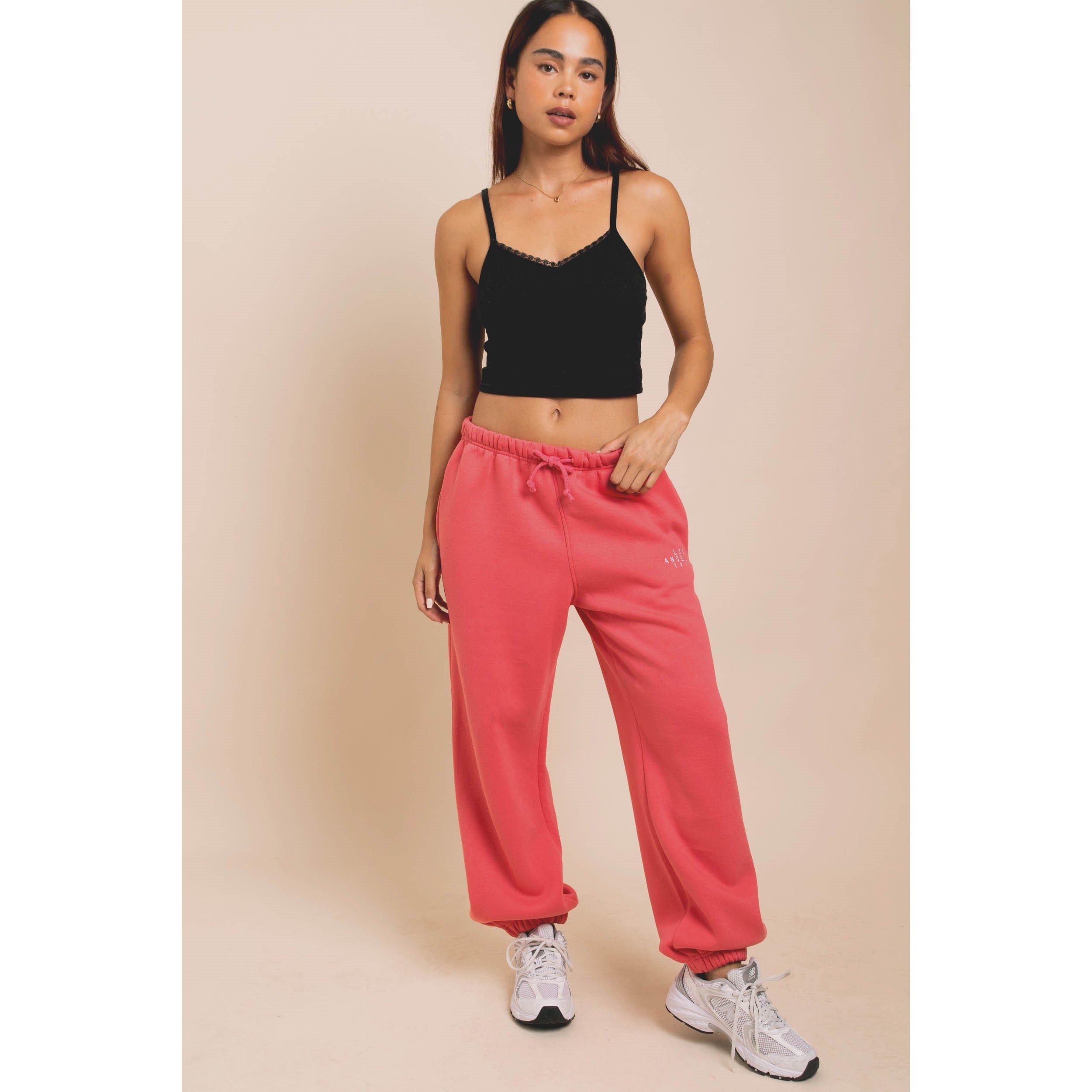 Leuchtendes Pink - Daisy Street - LA Joggers - 5
