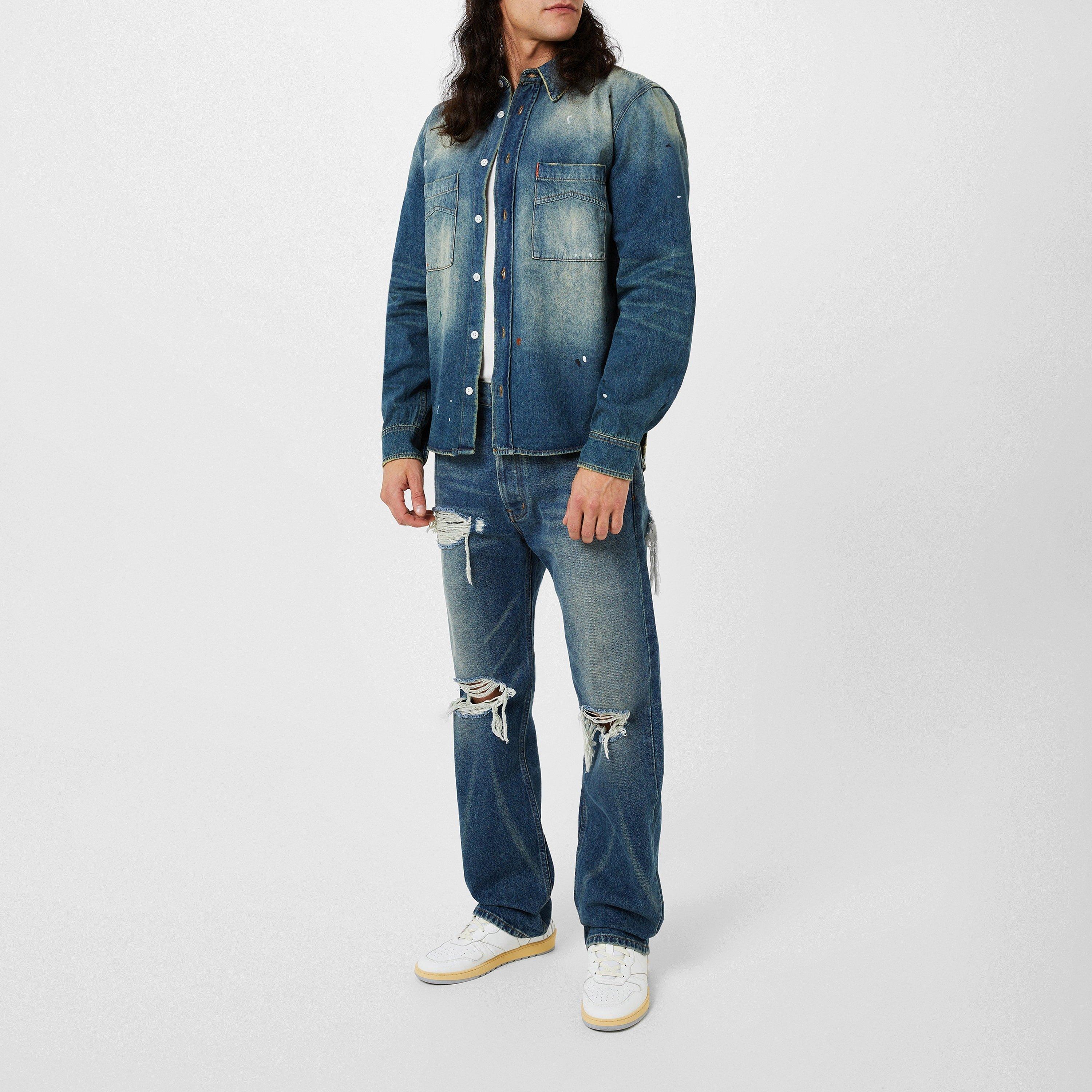 Indigo - Rhude - Classic Denim Shirt - 2