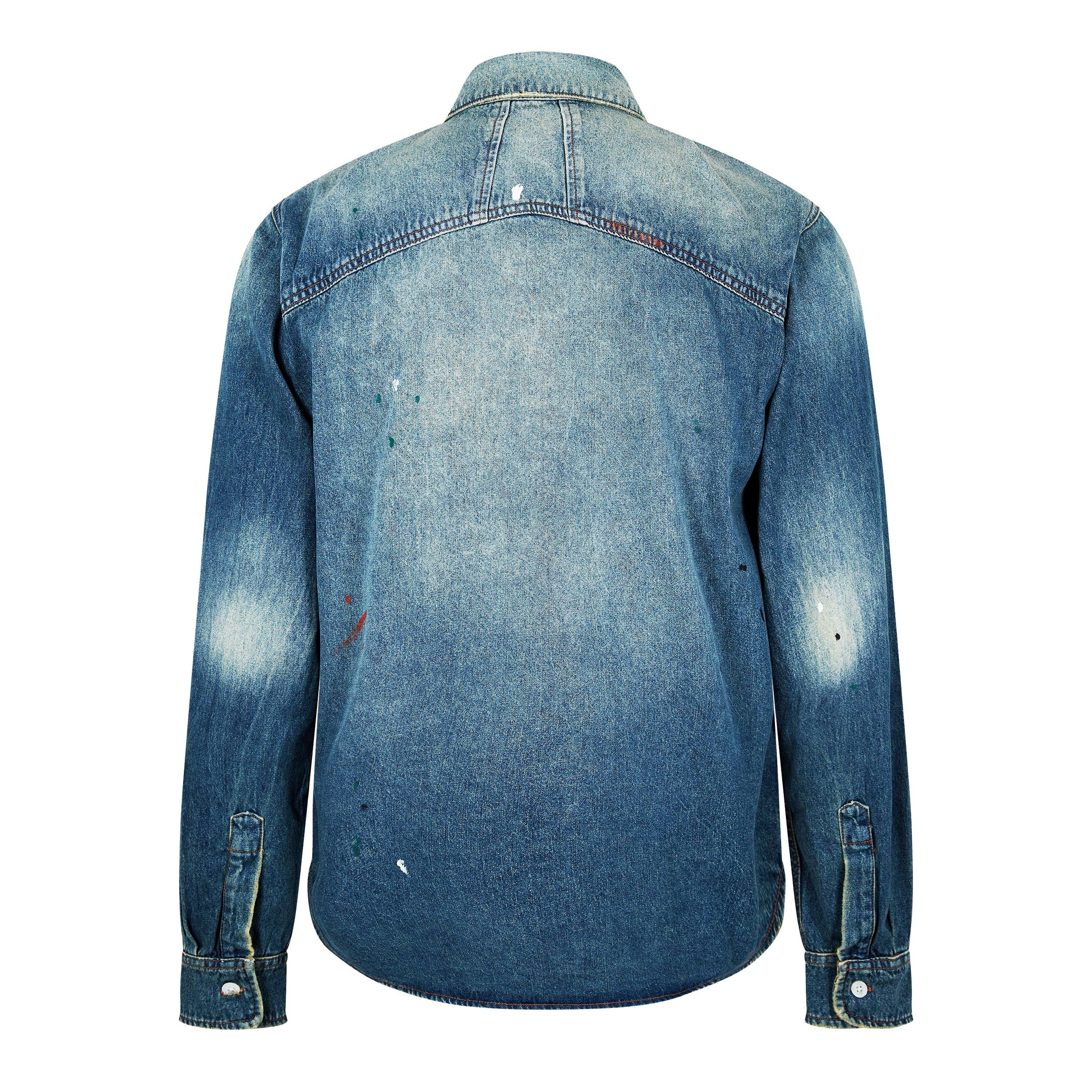 Indigo - Rhude - Classic Denim Shirt - 5