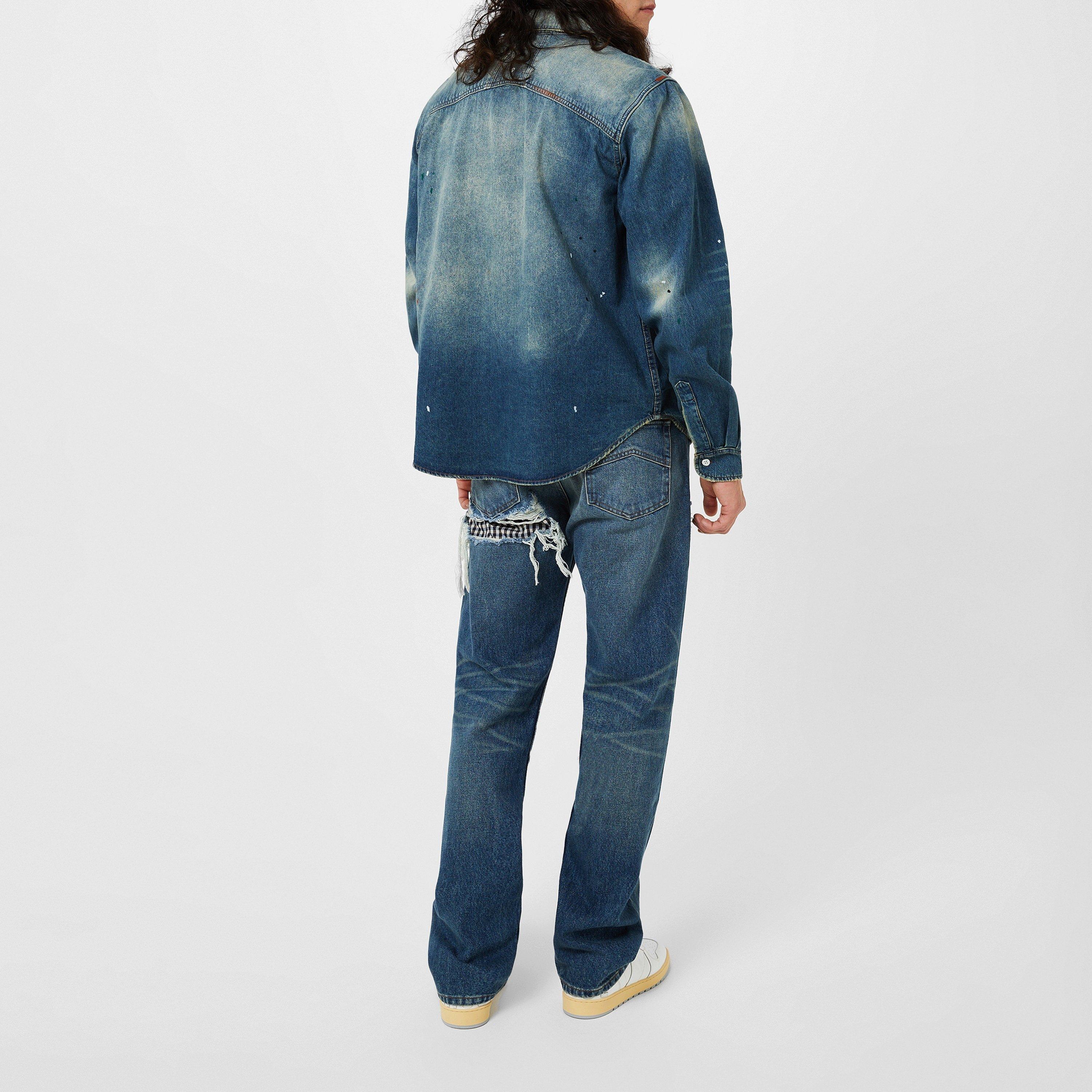Indigo - Rhude - Classic Denim Shirt - 3
