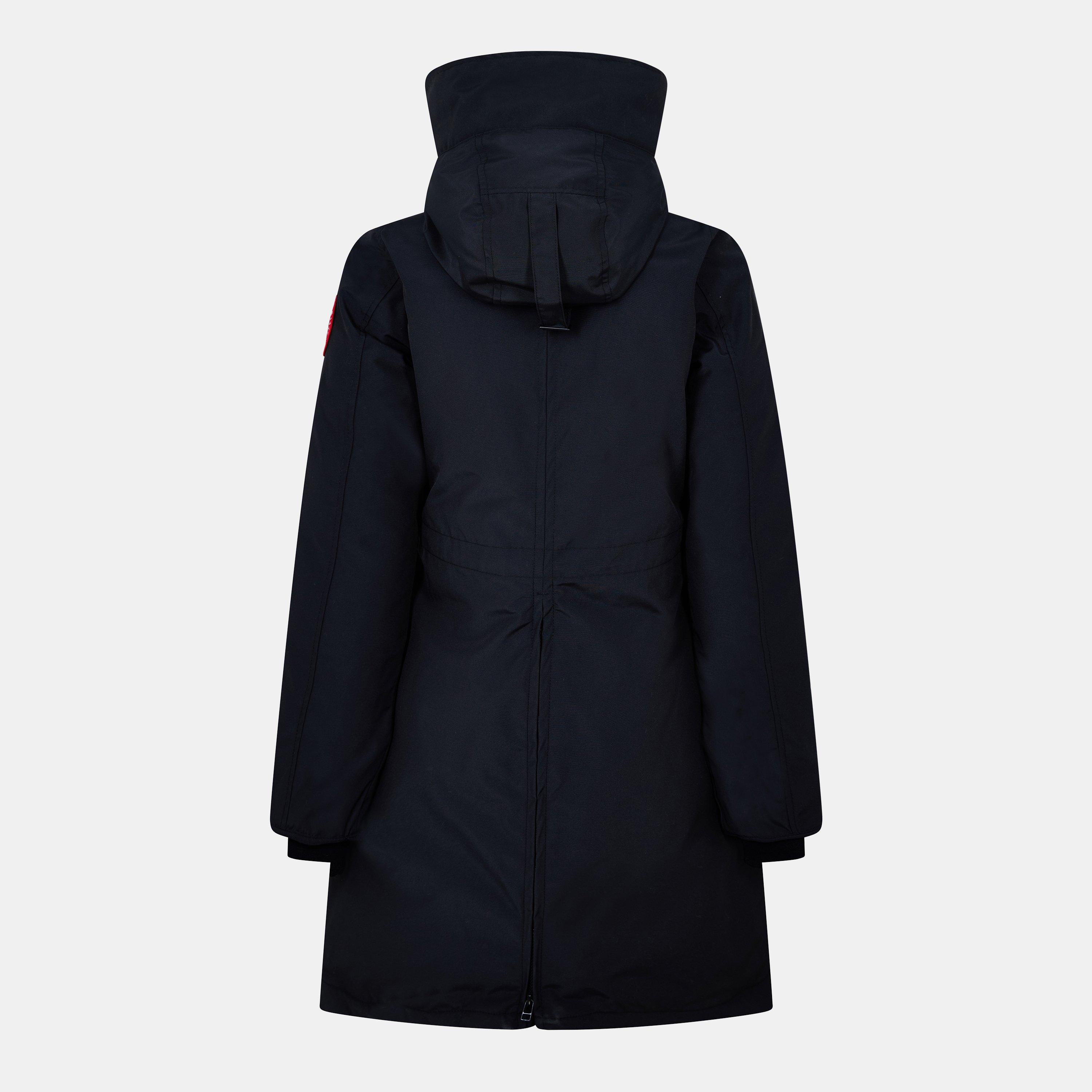 Black/Black 61 - Canada Goose - Women's Shelburne Water Resistant Arctic Tech Duck Down Mid-Length Hooded Parka - 2