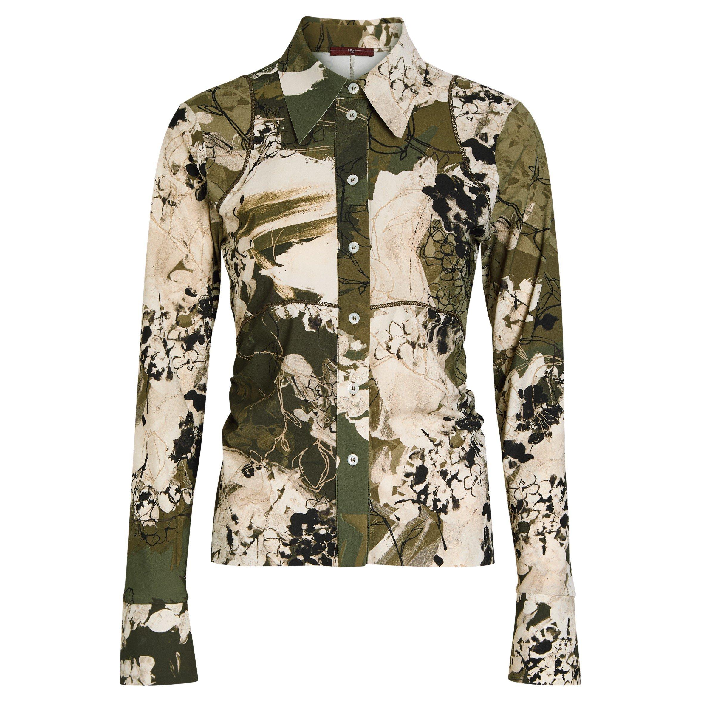 MULTICOLOURED - High - S SLIDE PRINTED FITTED SHIRT