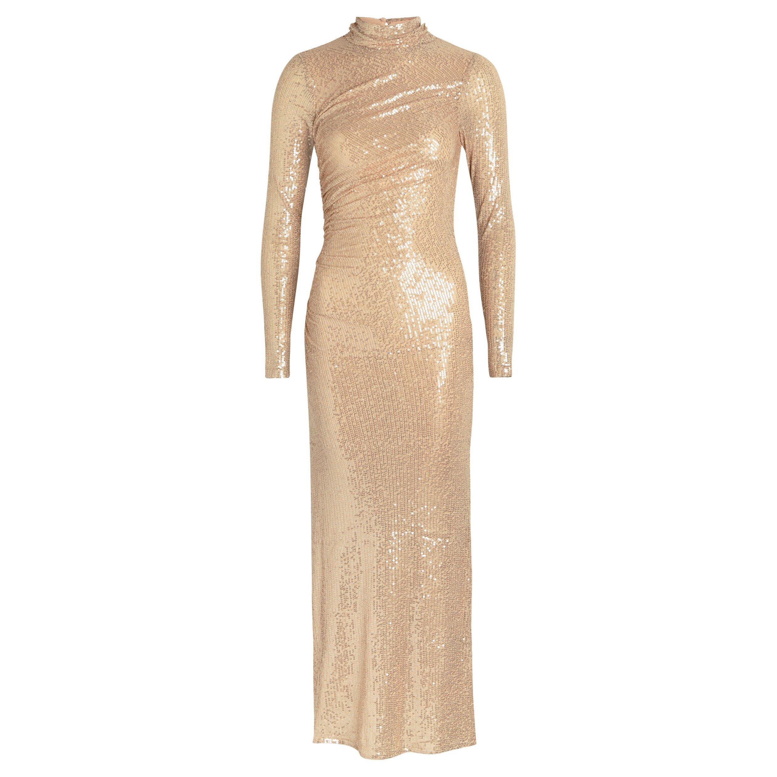 BEIGE - Needle and Thread - LD LS MALIA TURTLENECK ANKLE G