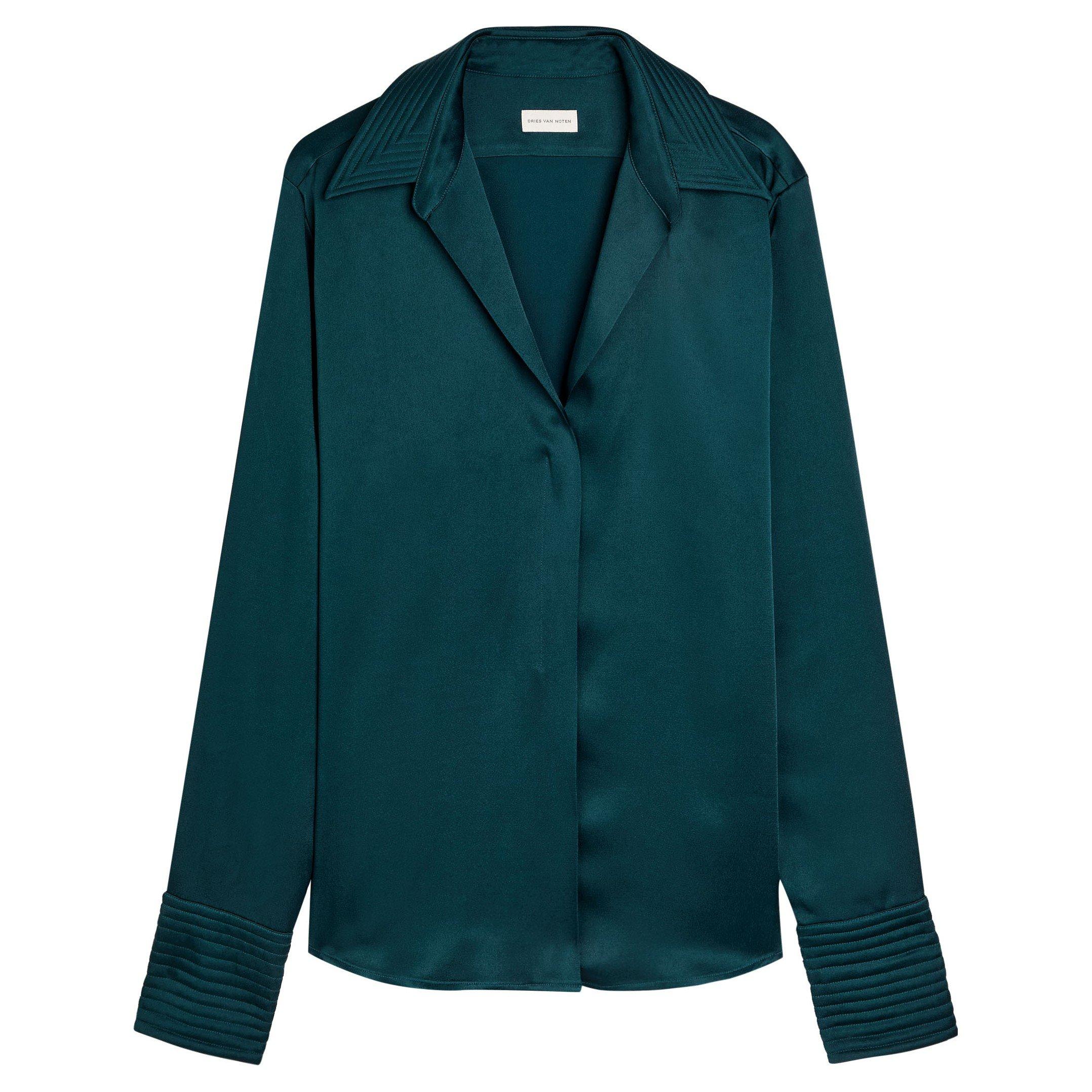BLUE - Dries Van Noten - CELINTA SHIRT