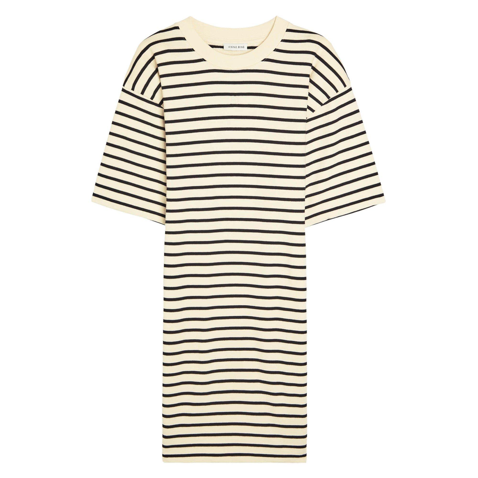 WHITE AND BLACK - Anine Bing - SD MONA DRESS