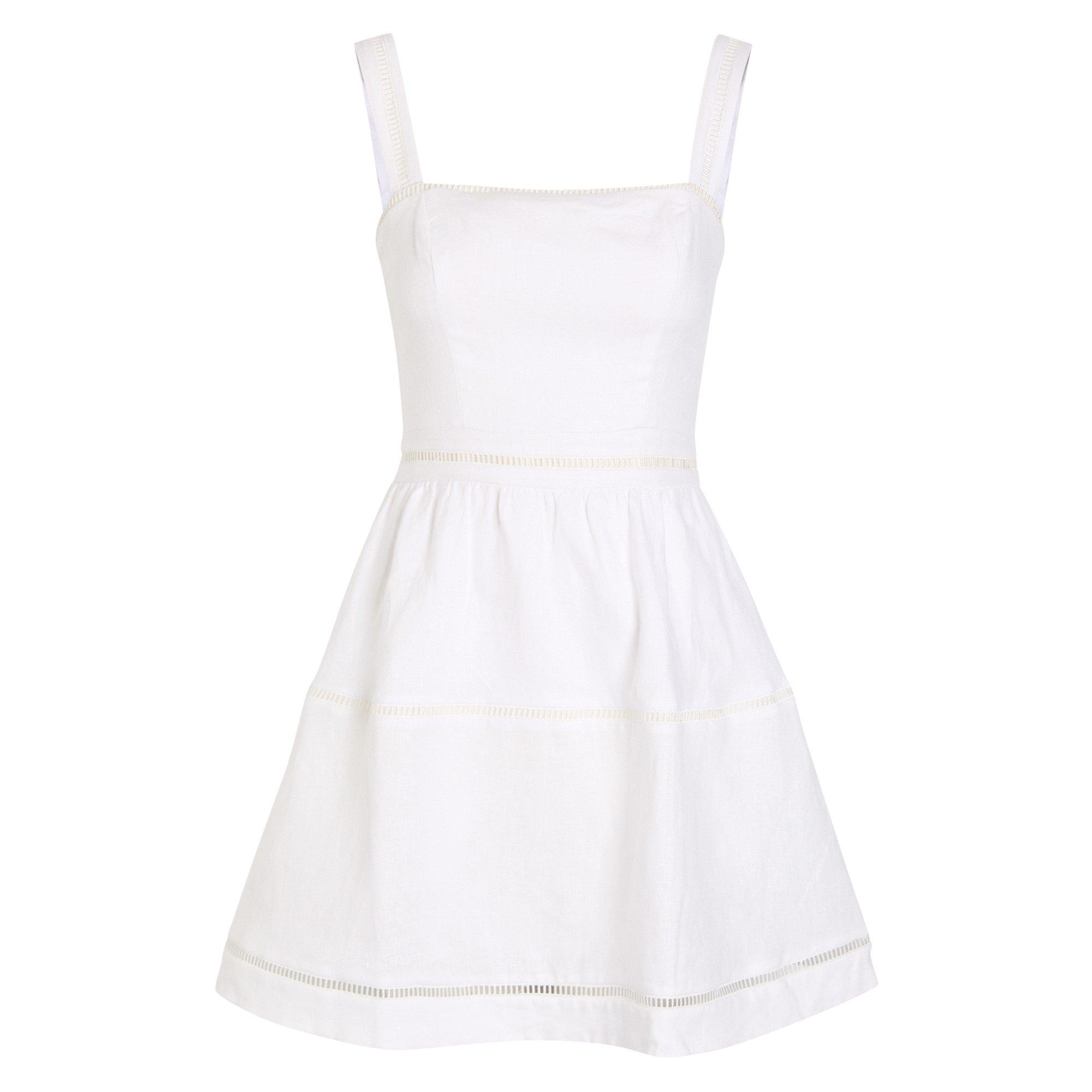 Reformation SD Everett Mini Linen Dress