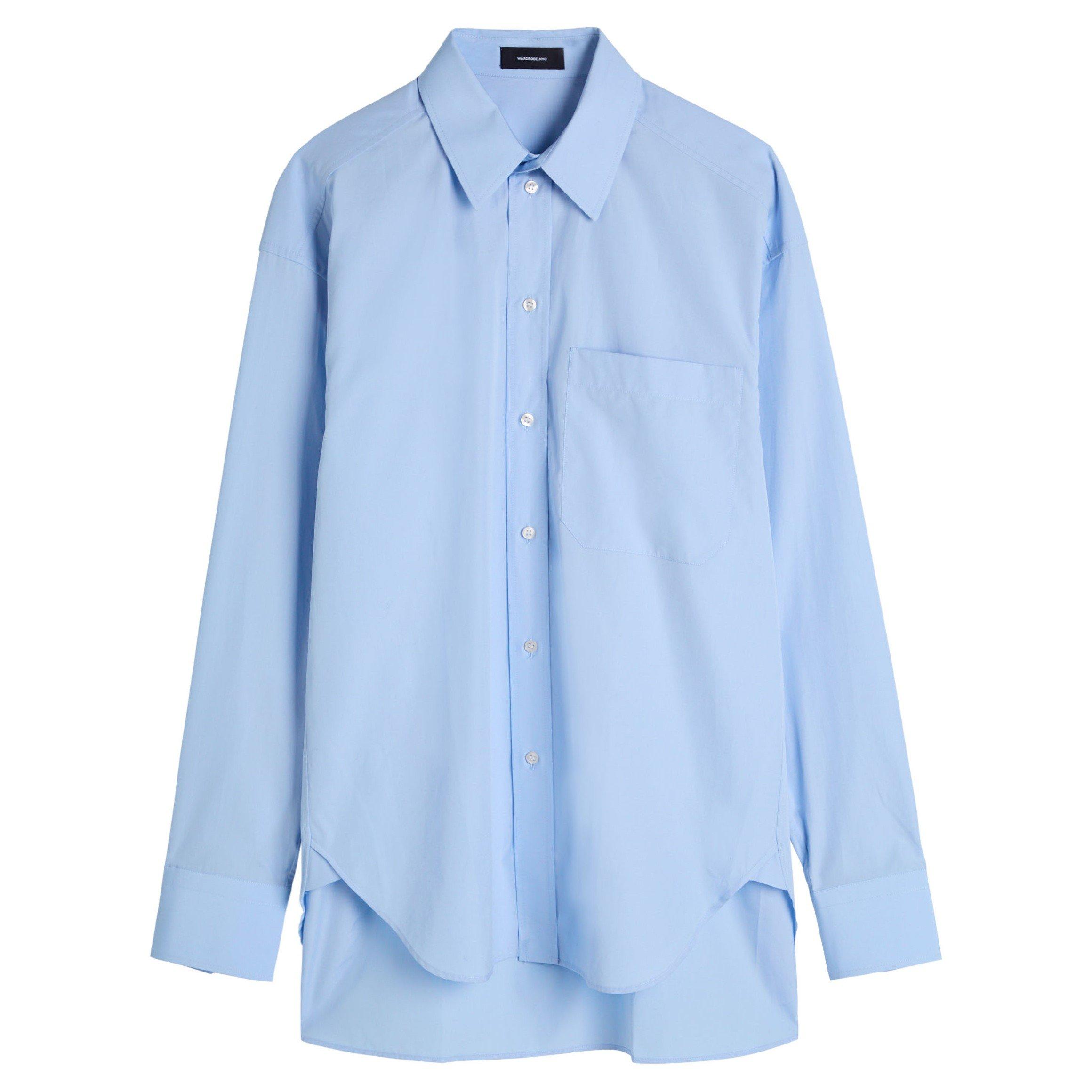 BLUE - Wardrobe NYC - B NEW OVERSIZED SHIRT