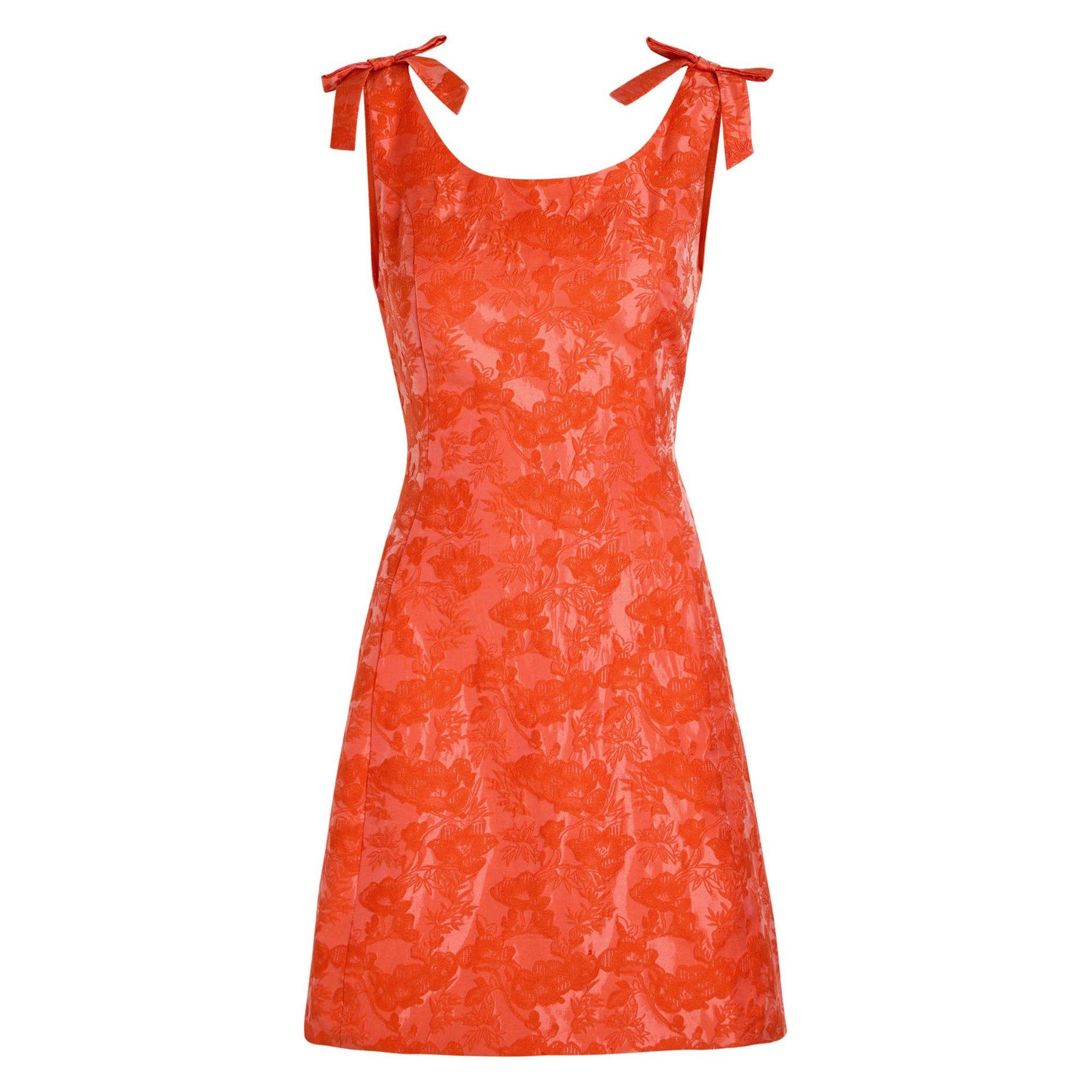 ORANGE - Sister Jane - SD Neroli Bow Jacquard Dress
