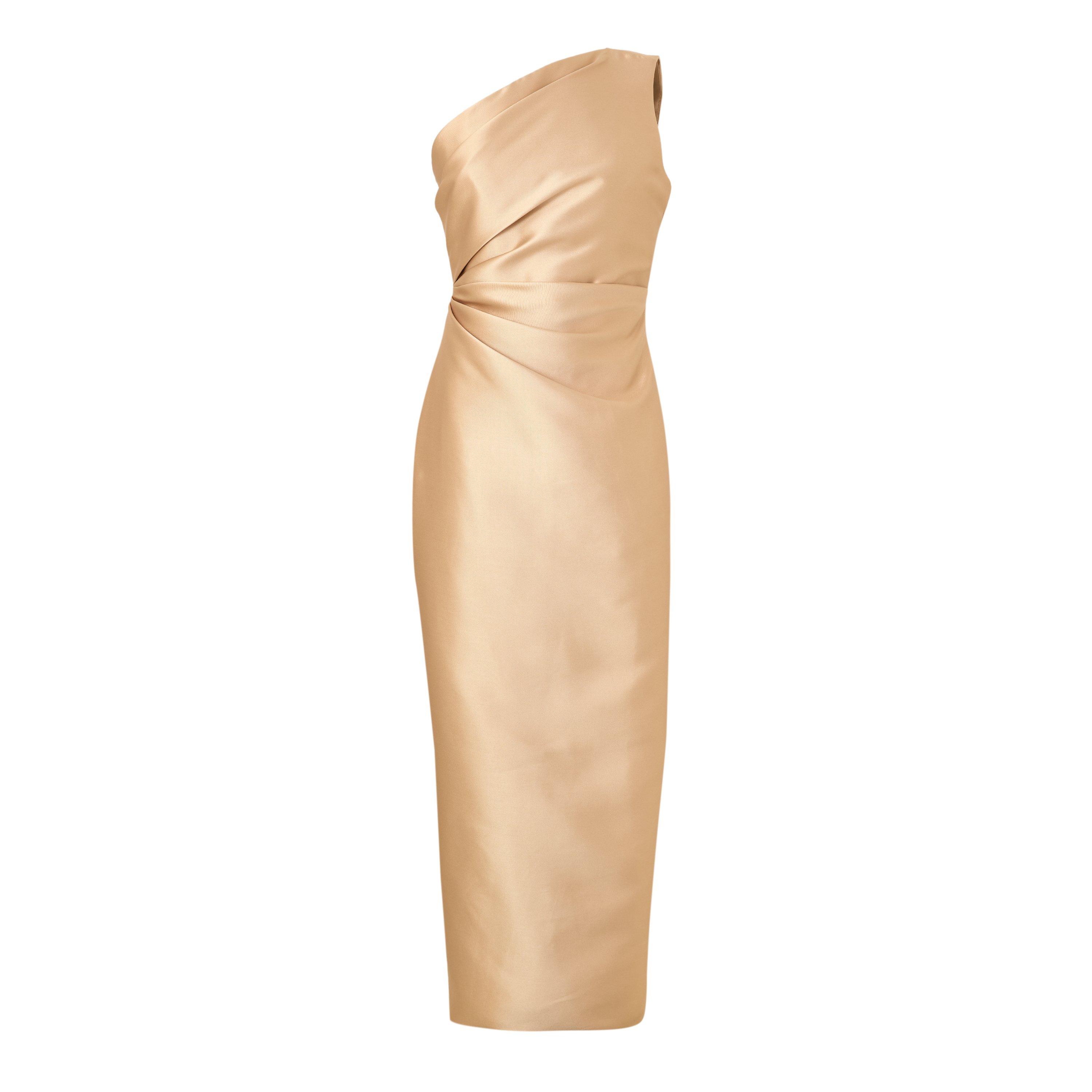 BEIGE - Solace London - LD KIRA COLUMN MAXI DRESS - 1