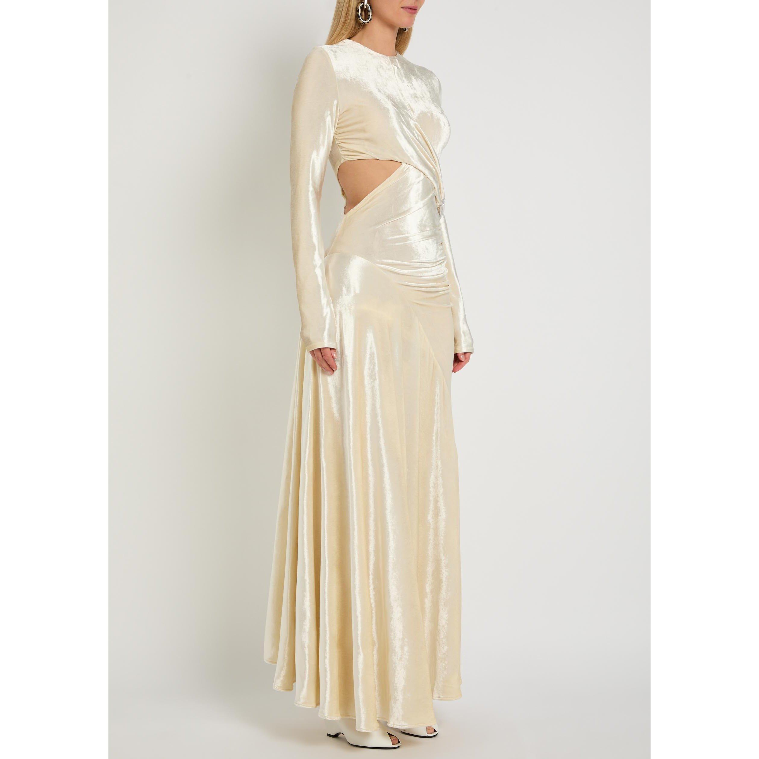 BEIGE - Rabanne - EMBELLISHED GOWN - 2