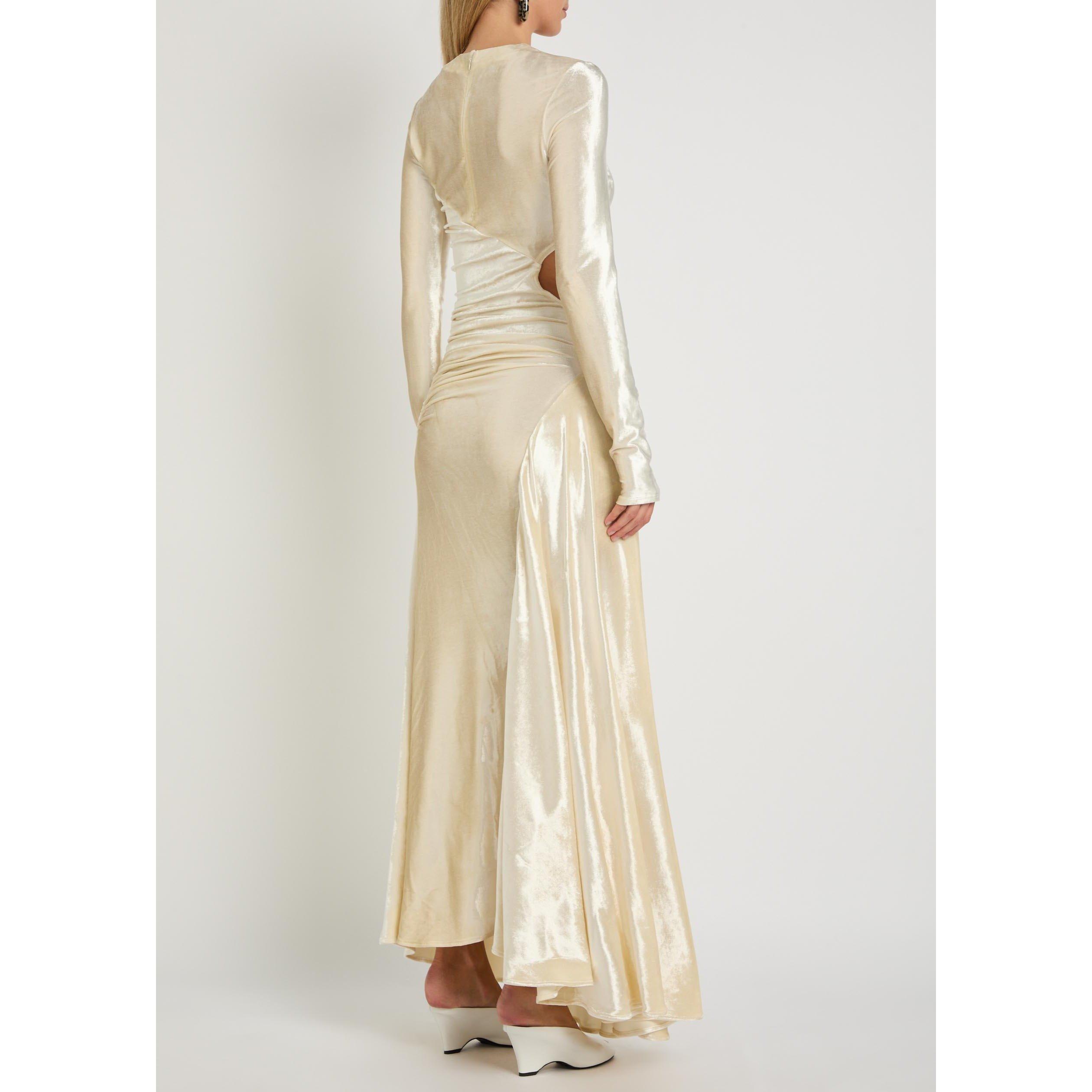 BEIGE - Rabanne - EMBELLISHED GOWN - 3