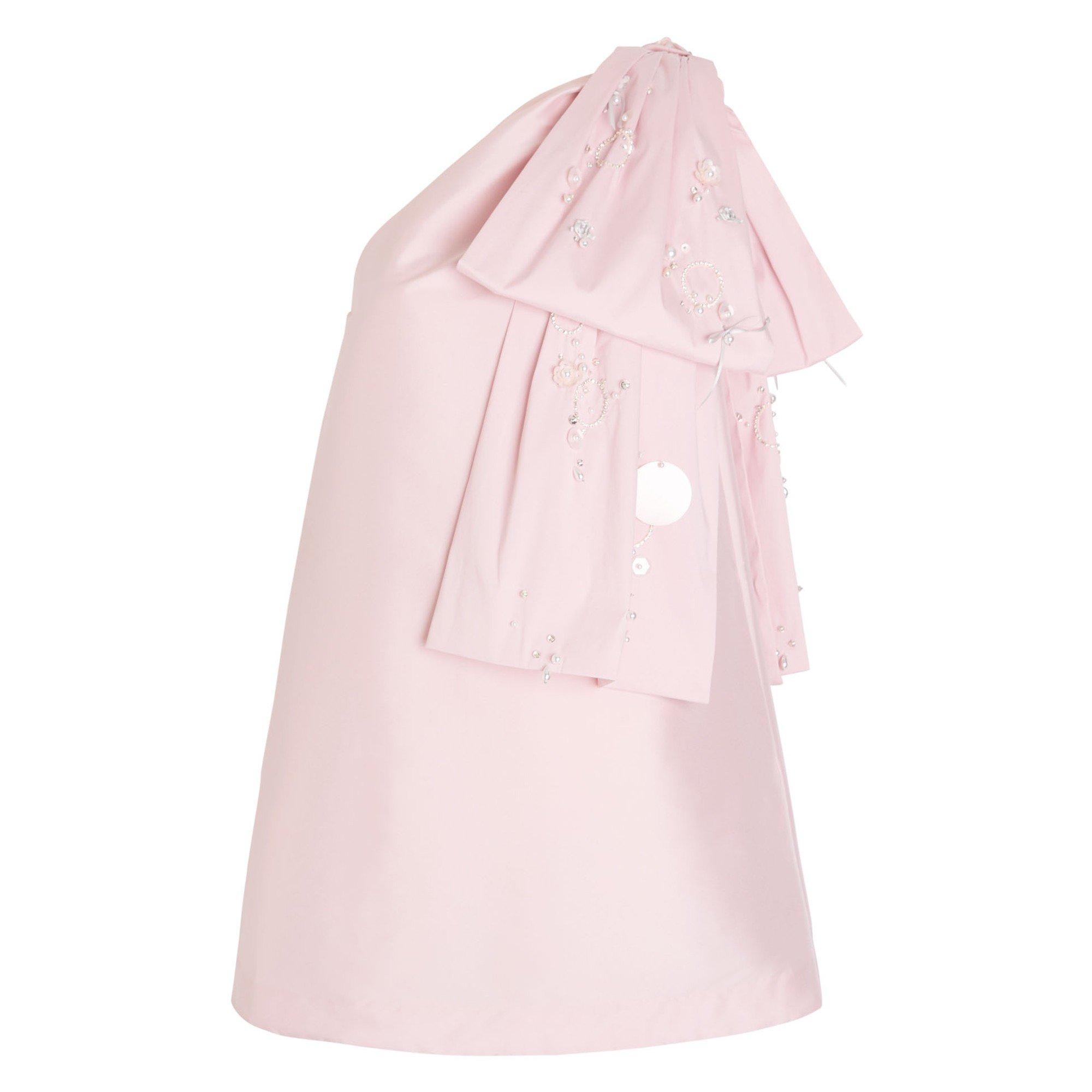 LIGHT PINK - BERNADETTE - Women's Winnie Sequin Mini Dress - 1