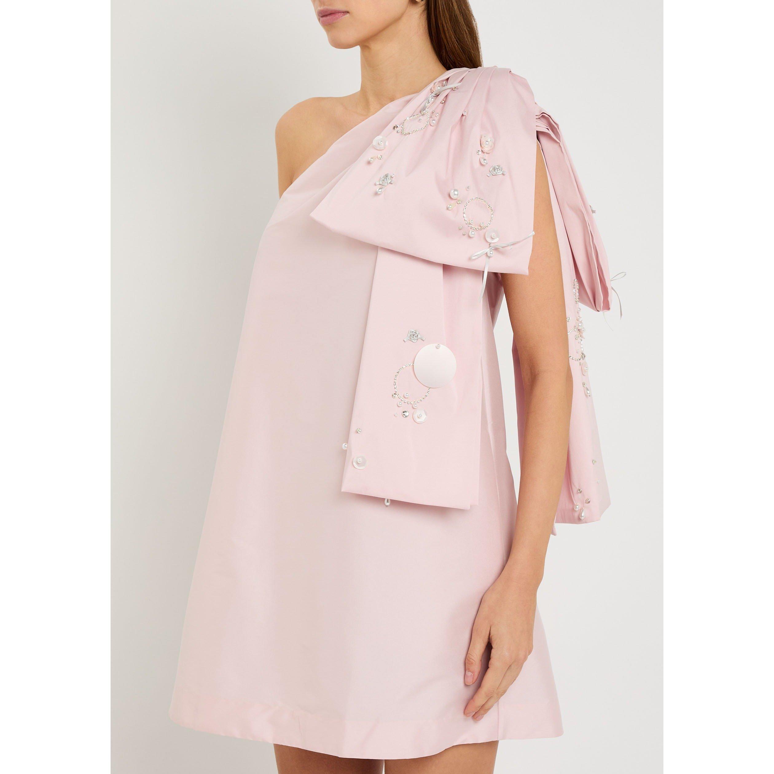 LIGHT PINK - BERNADETTE - Women's Winnie Sequin Mini Dress - 2