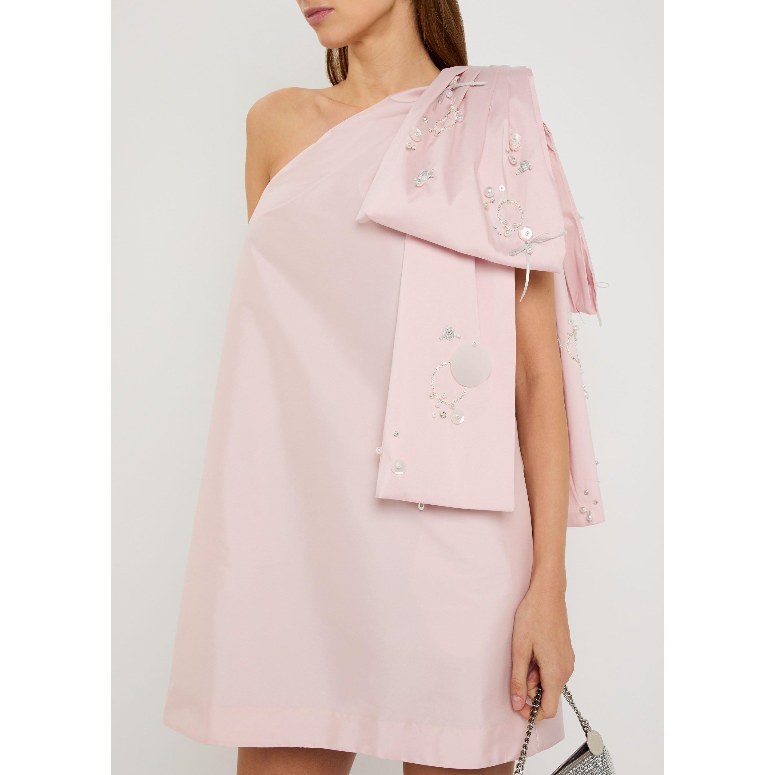 LIGHT PINK - BERNADETTE - Women's Winnie Sequin Mini Dress - 4